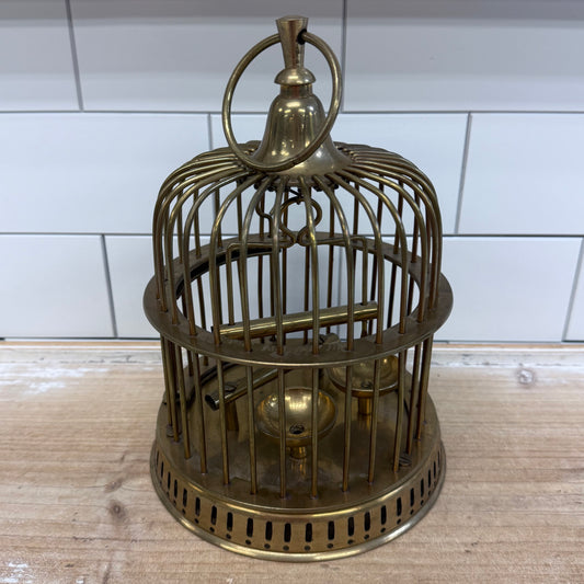 Brass Incense Burner Bird Cage Censer Hollywood Regency Decor