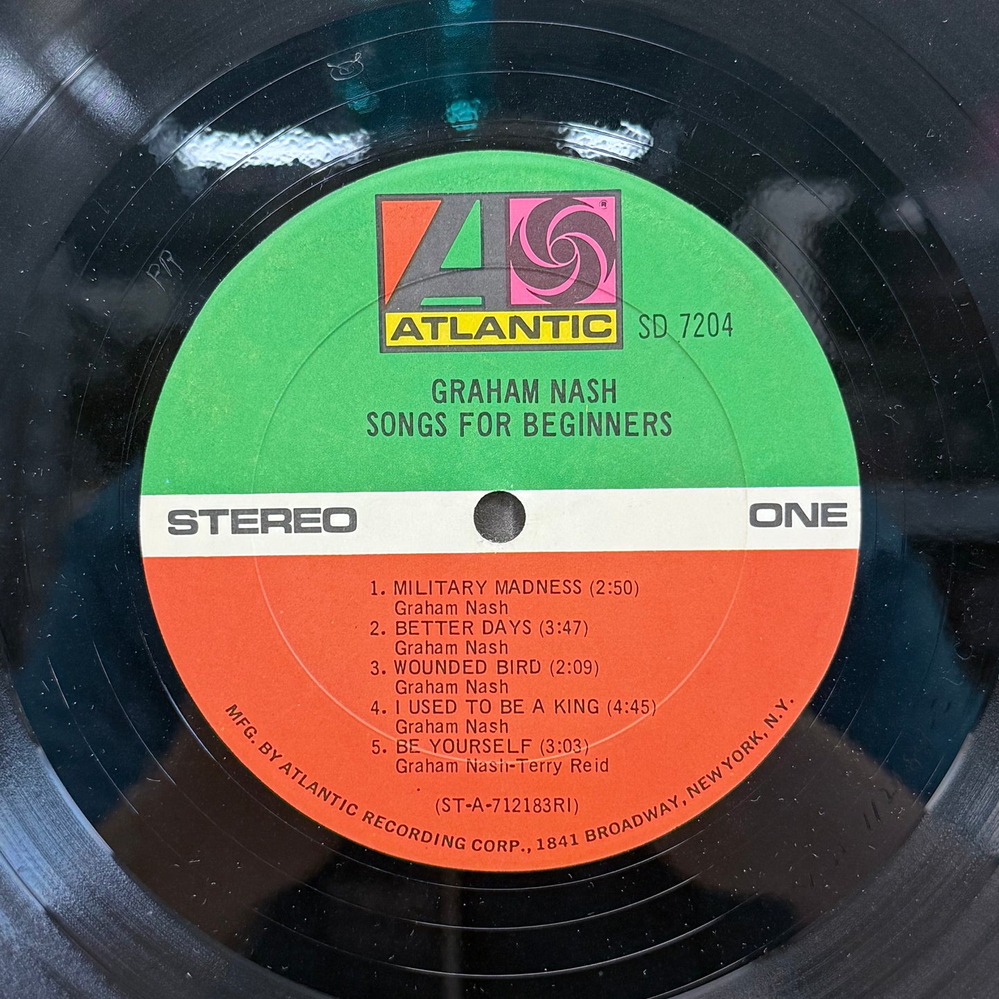 Graham Nash Songs For Beginners Vinyl  1971