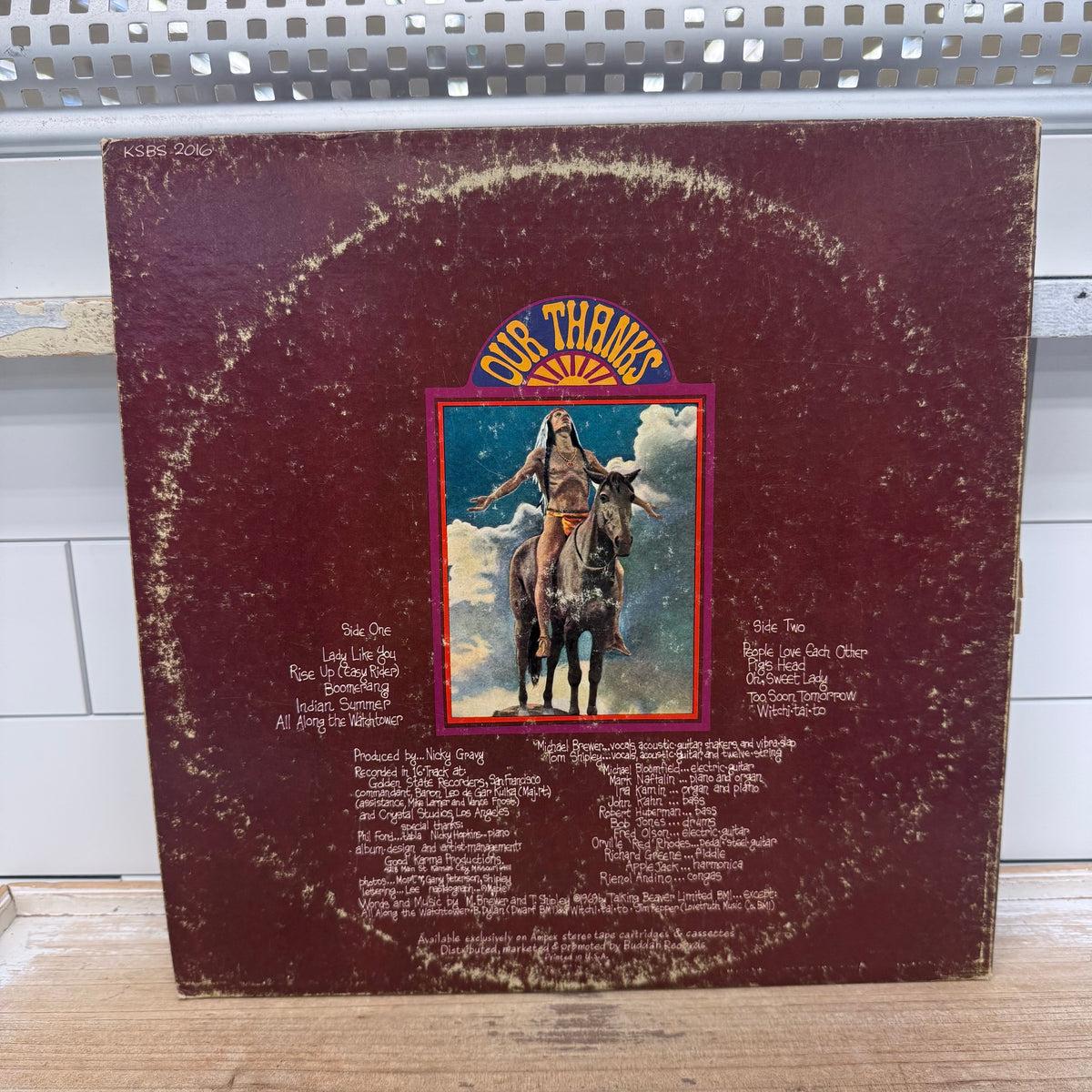 Brewer & Shipley Weeds Vinyl LP 1969 -- KSBS 2016