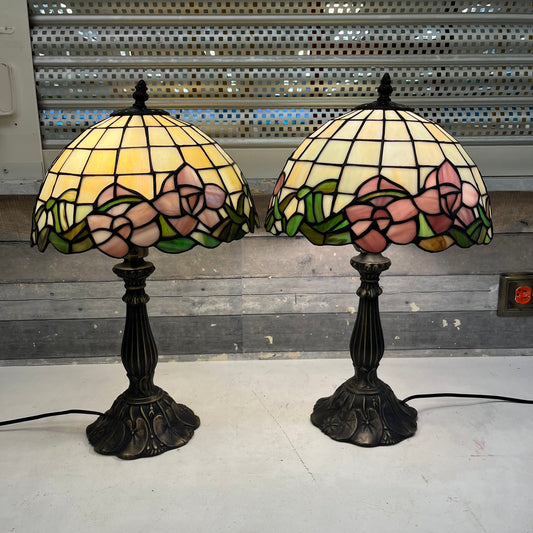 Tiffany Style Lamps, Set of 2