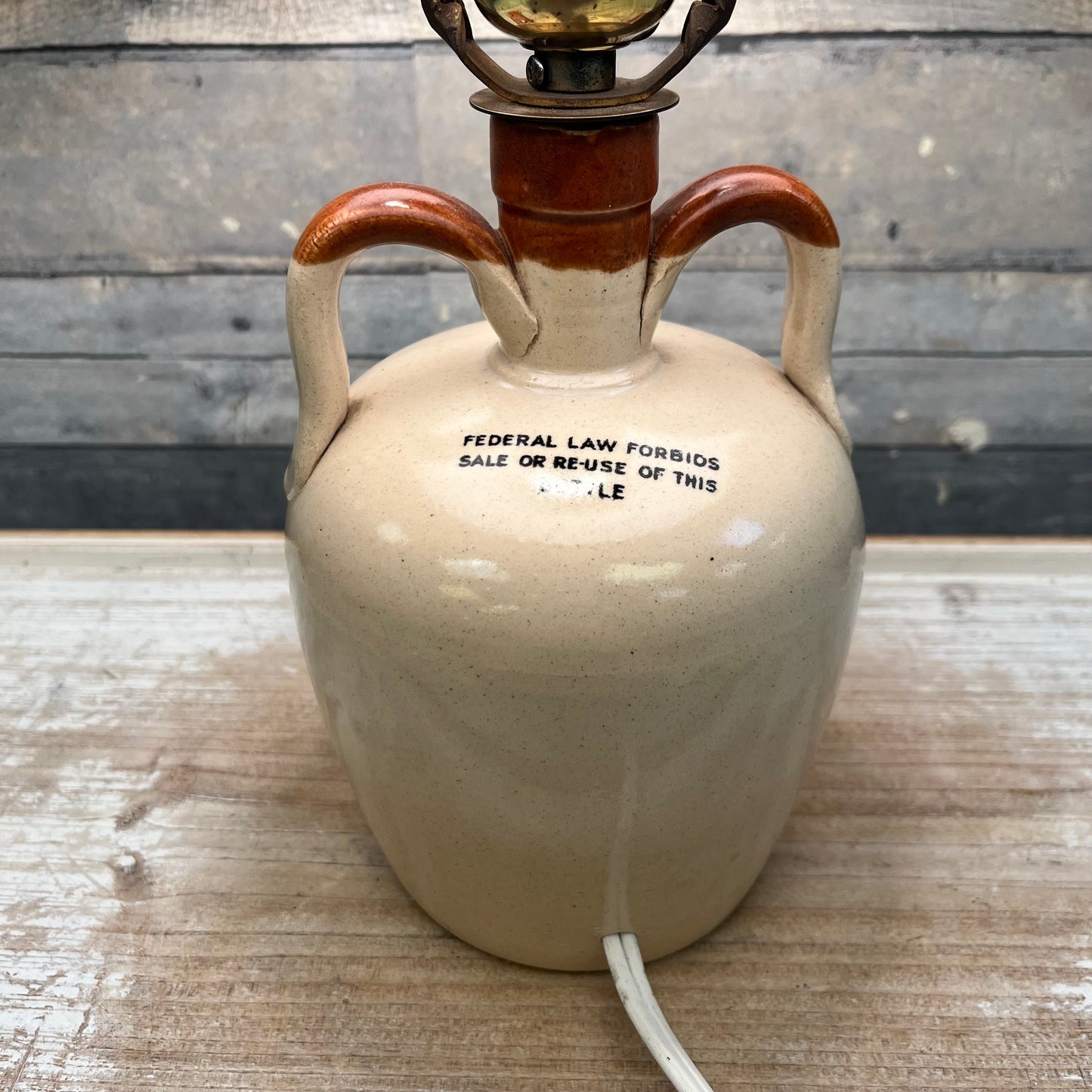 Glen Garry Scotch Jug Lamp