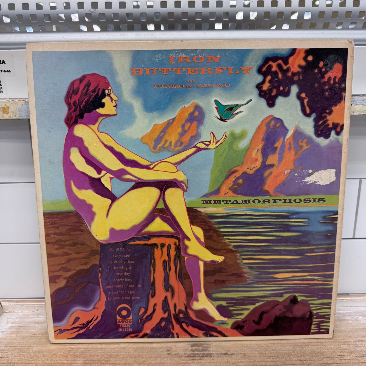 Iron Butterfly Metamorphosis Vinyl Record 1970 #SD-33-339