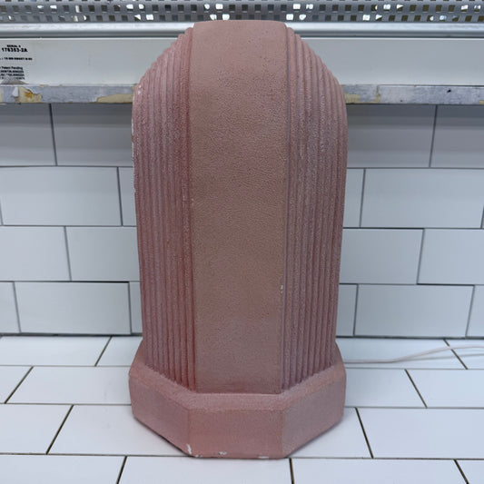 Art Deco Niche Lamp 1980s Sculptural Decor