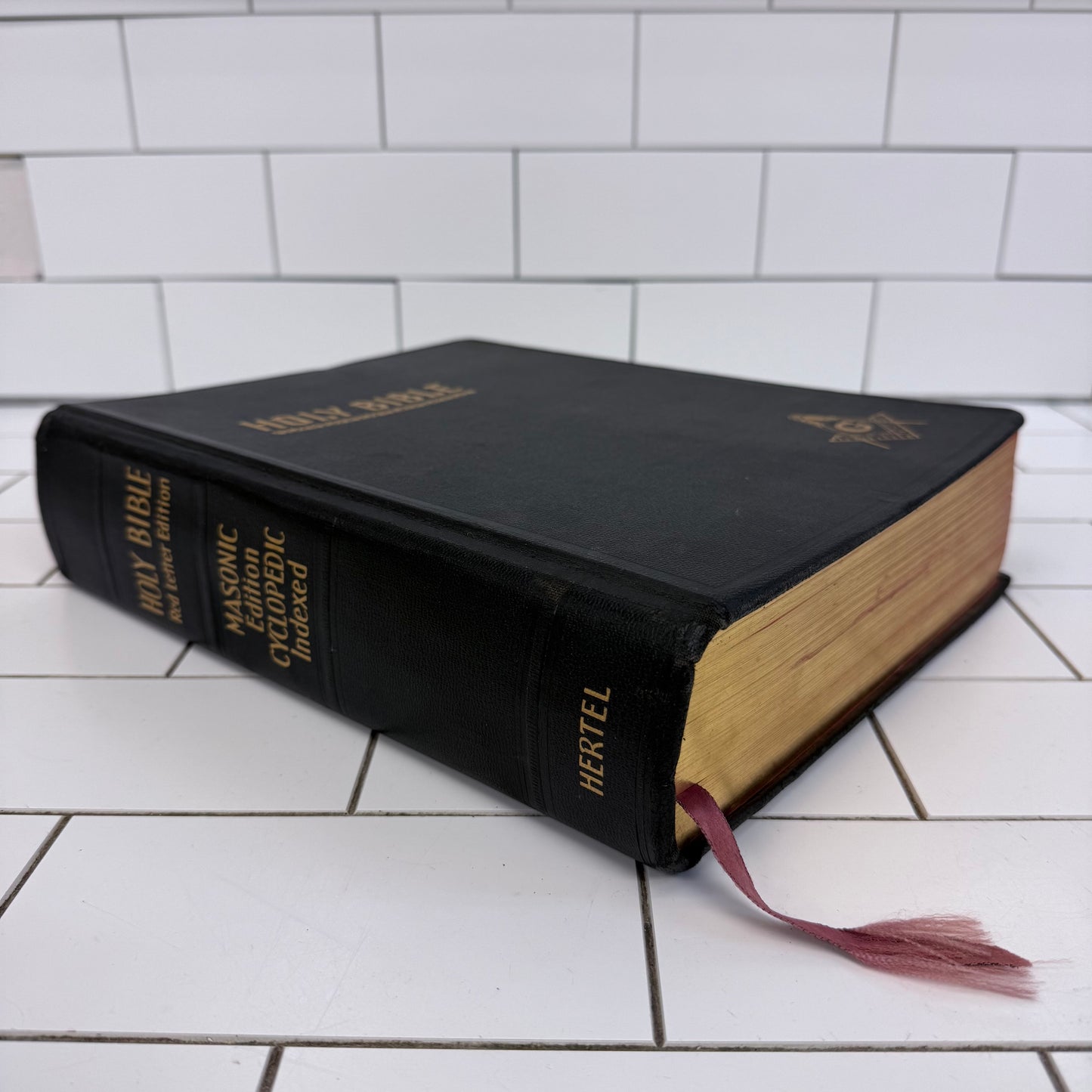 Hertel Masonic Edition King James Holy Bible 1951 edition
