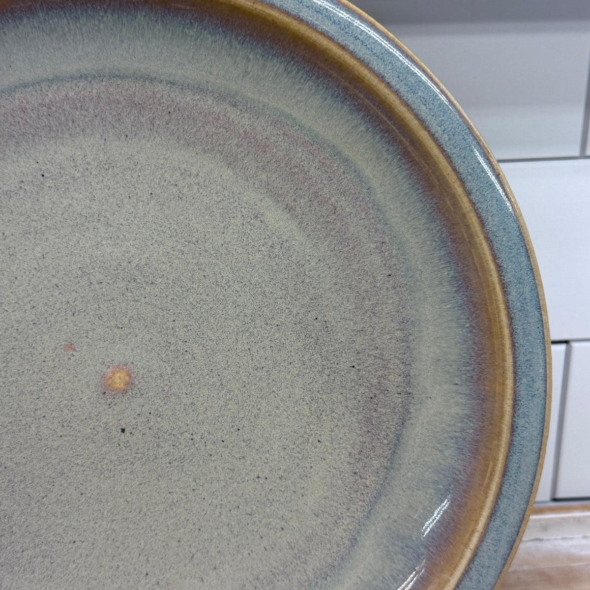Studio Pottery Stoneware Plates Set of 3 Signed Walters 2010