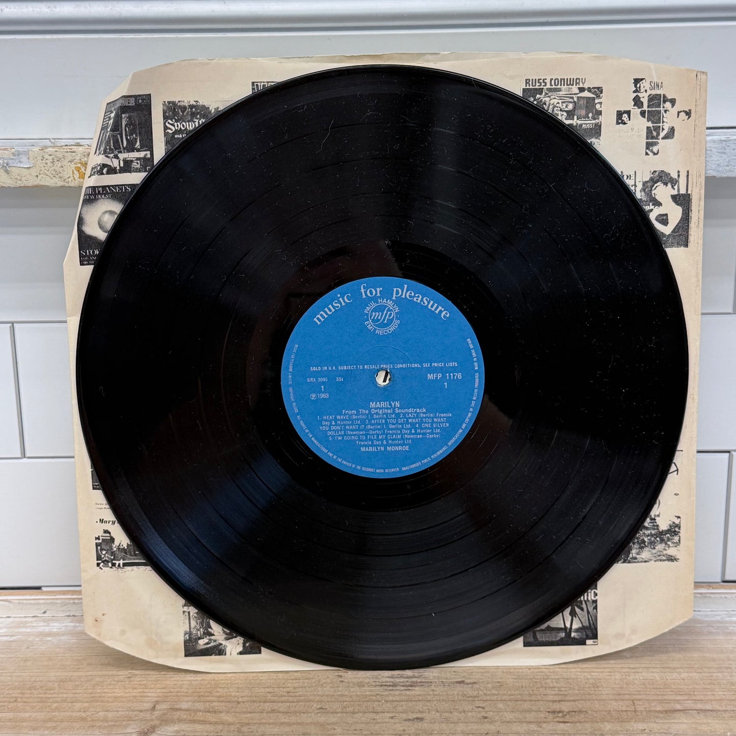 Marilyn Monroe Marilyn Vinyl Record LP 1963 #MFP1176