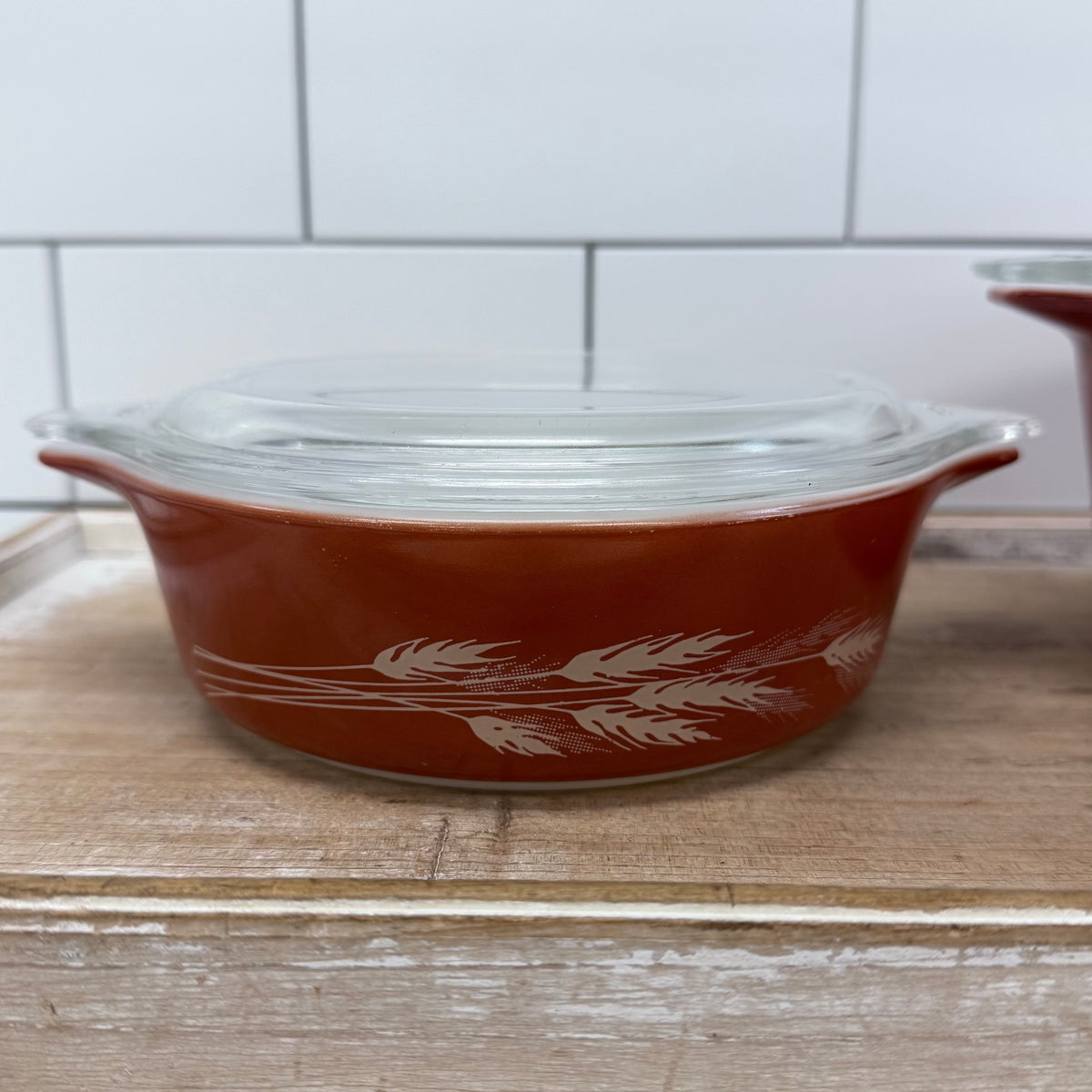 Pyrex Autumn Harvest Casserole Dishes with Lids Set