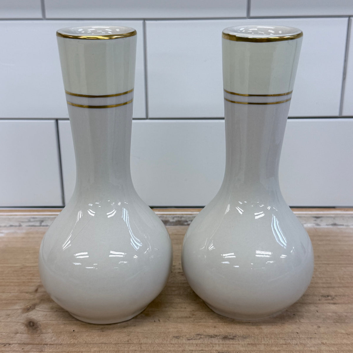 Mayer China Bud Vases Pair 1988