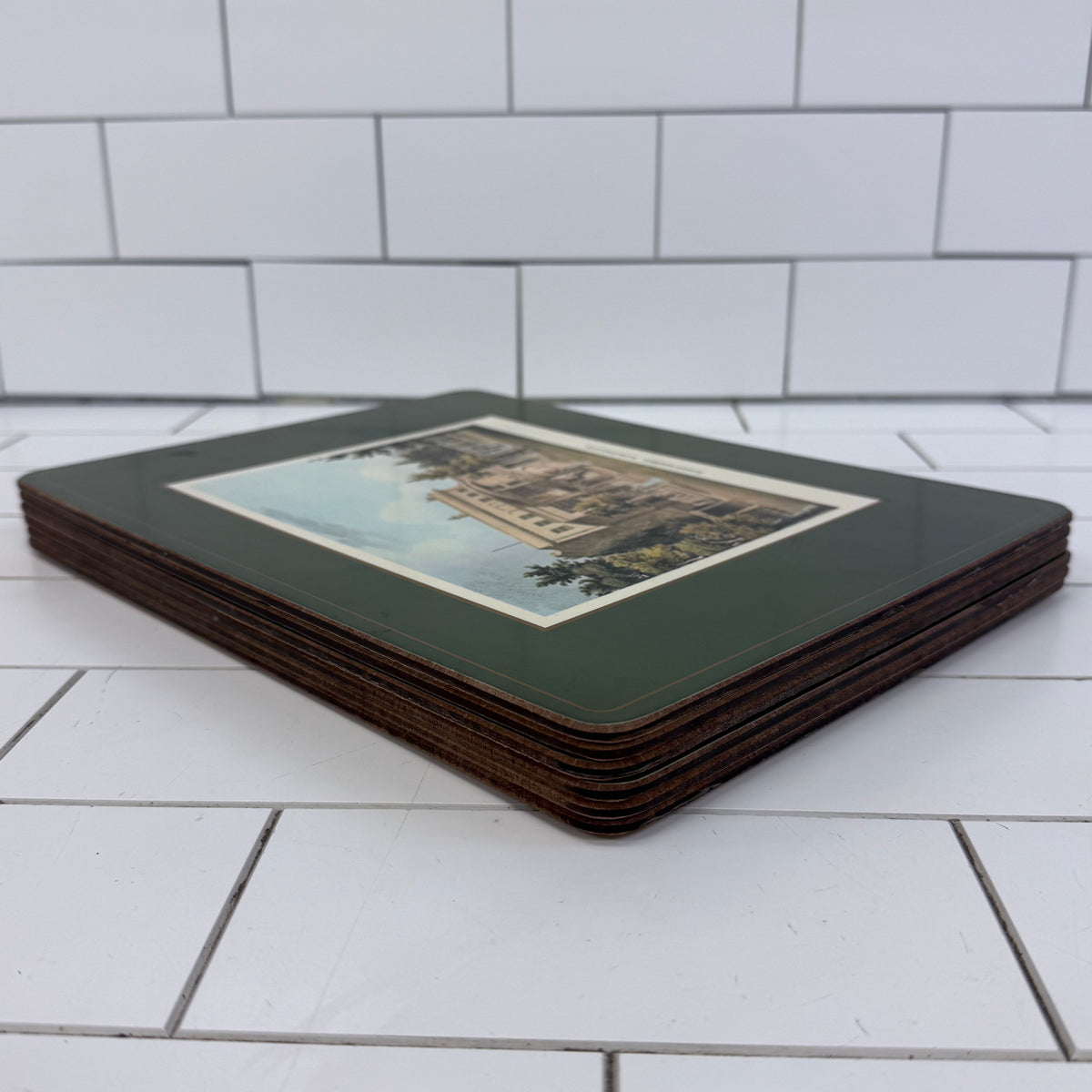 Pimpernel Bath England Cork Placemats Set of 6