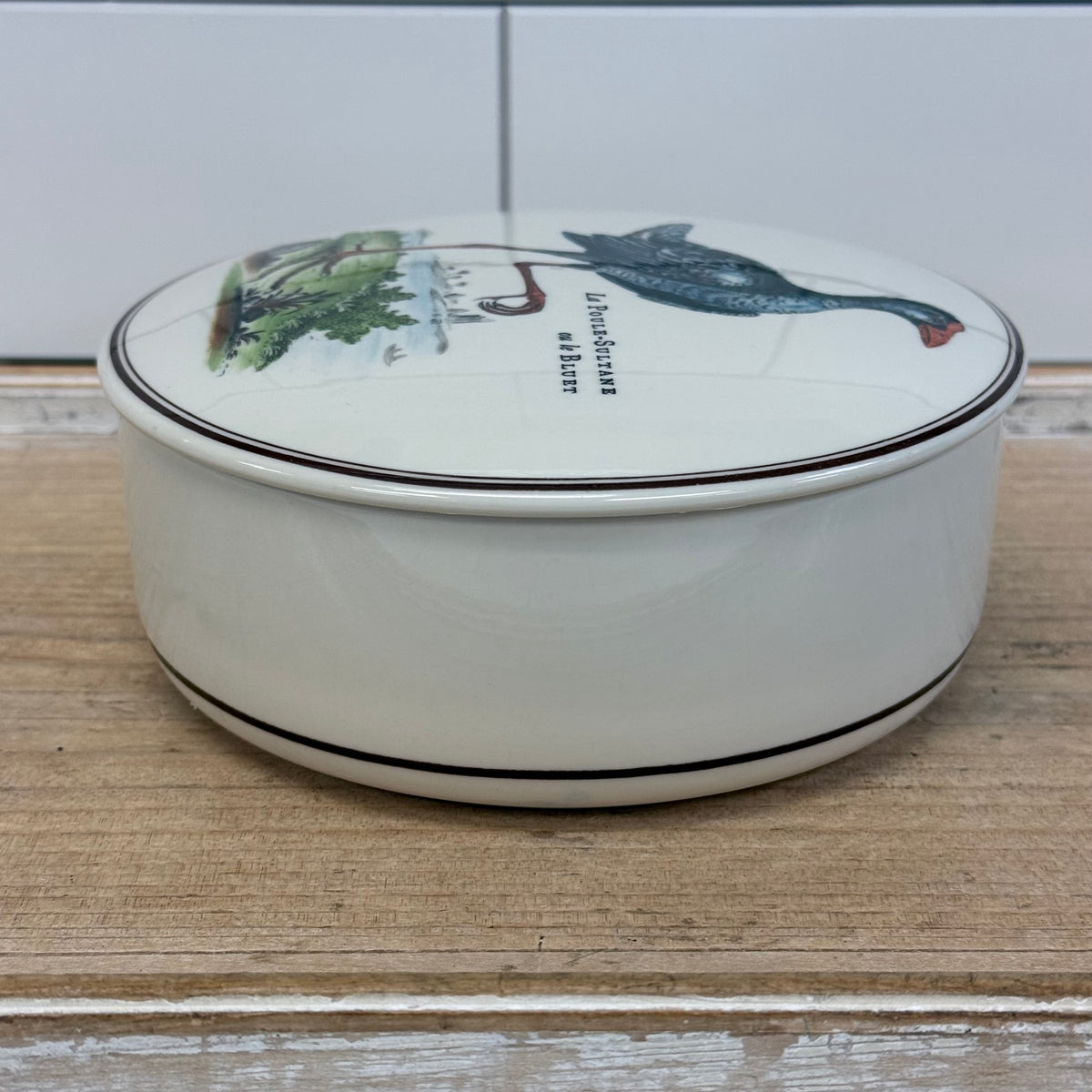 Villeroy & Boch Bird Porcelain Covered Dish Vintage