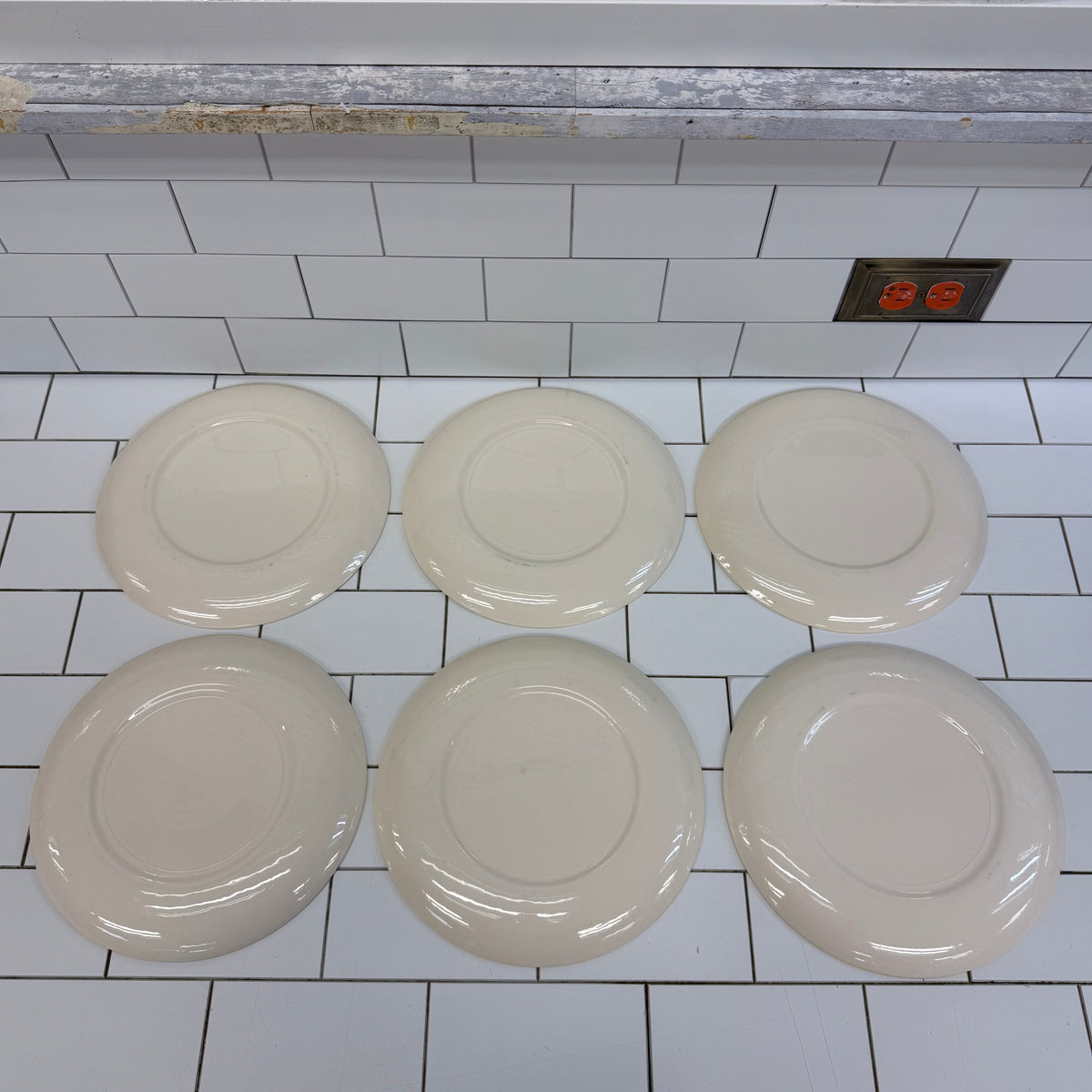 Vintage Autumn Leaf Plate Set of 8