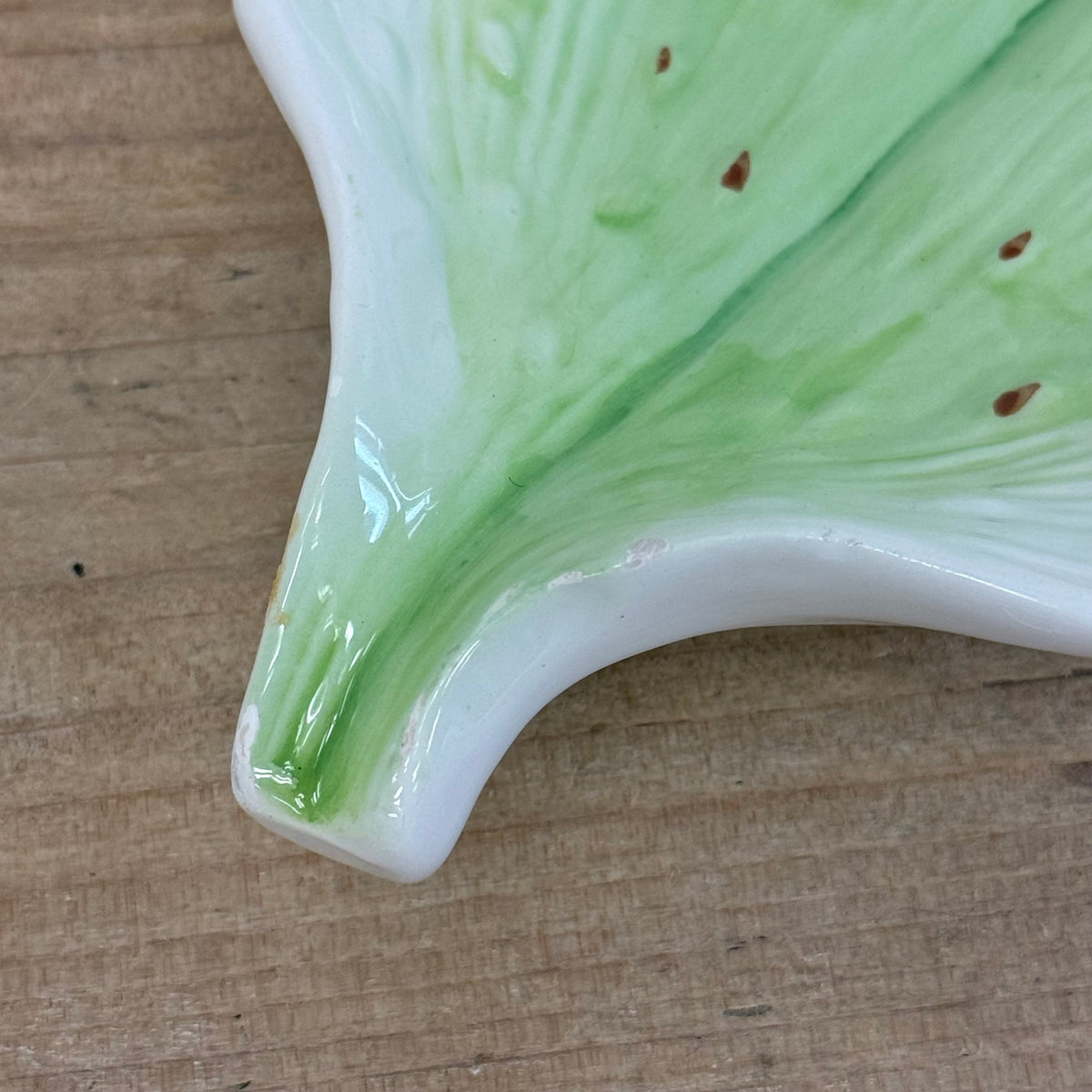 Pacific Rim Majolica Leaf Serving Dishes Set of 3