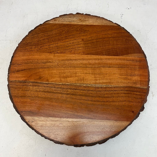 Rustic AVA Bark Edge Wooden Serving Tray
