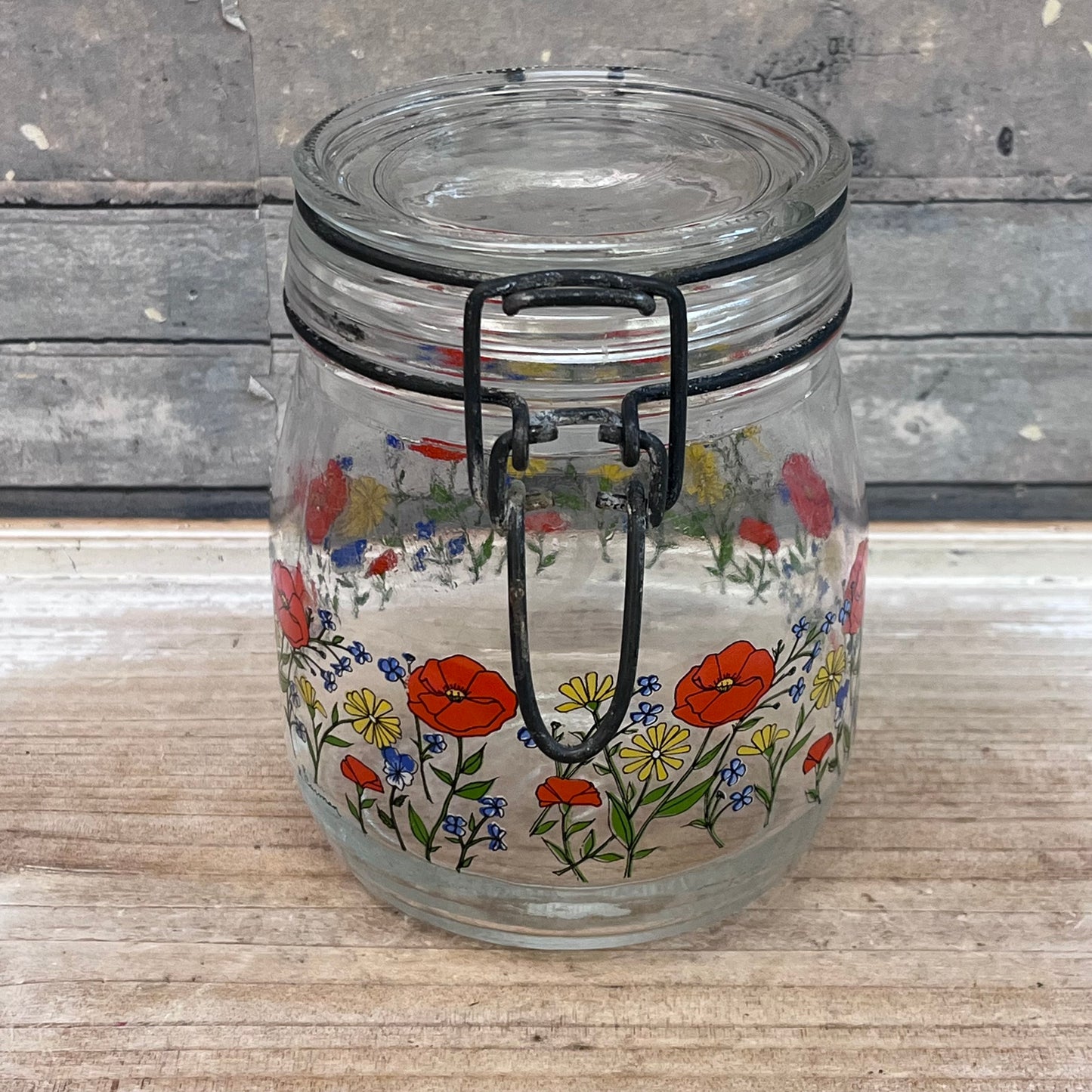 ARC Poppy Flowers Glass Jar Selection