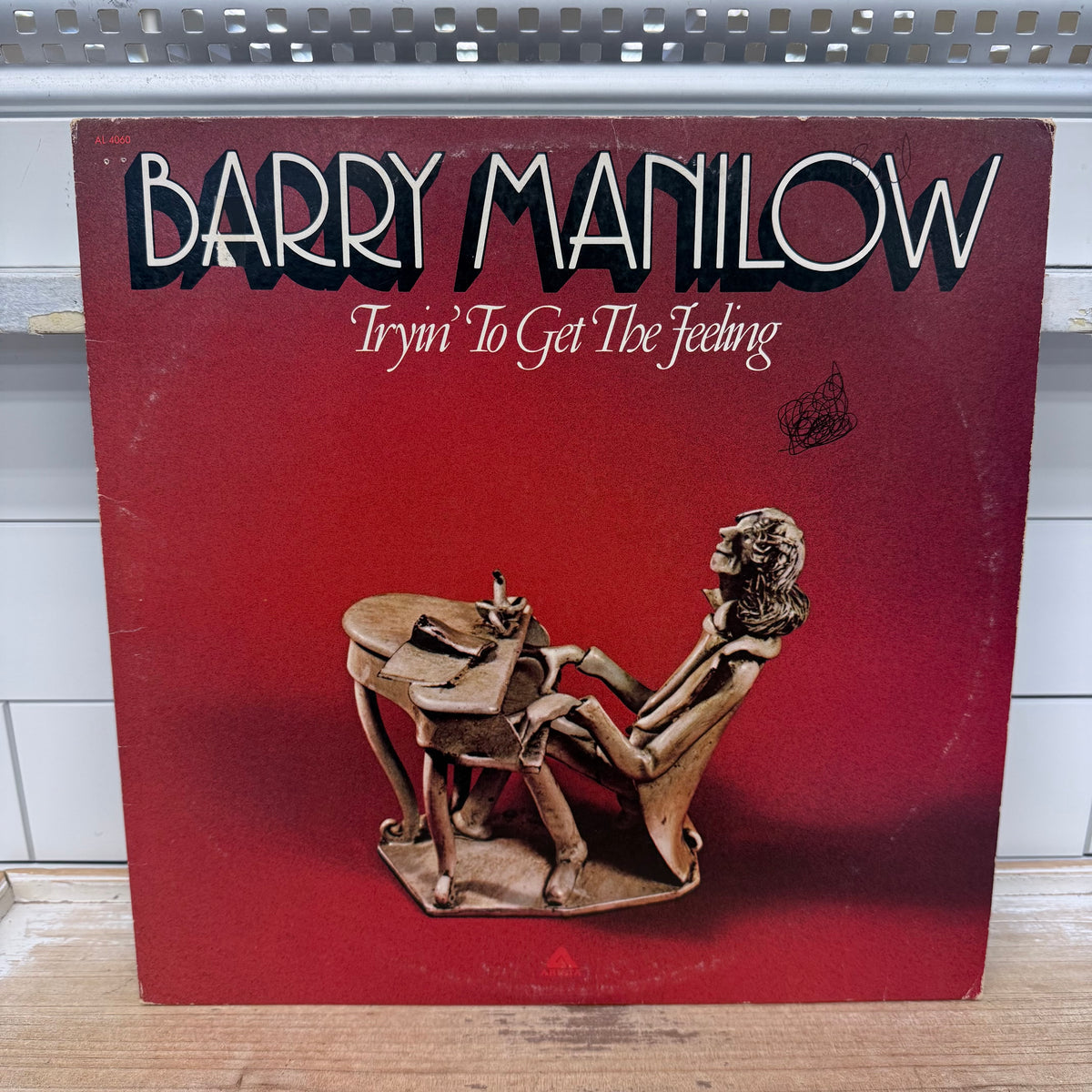 Barry Manilow Tryin’ to Get the Feeling Vinyl Record, 1975 - AL 4060