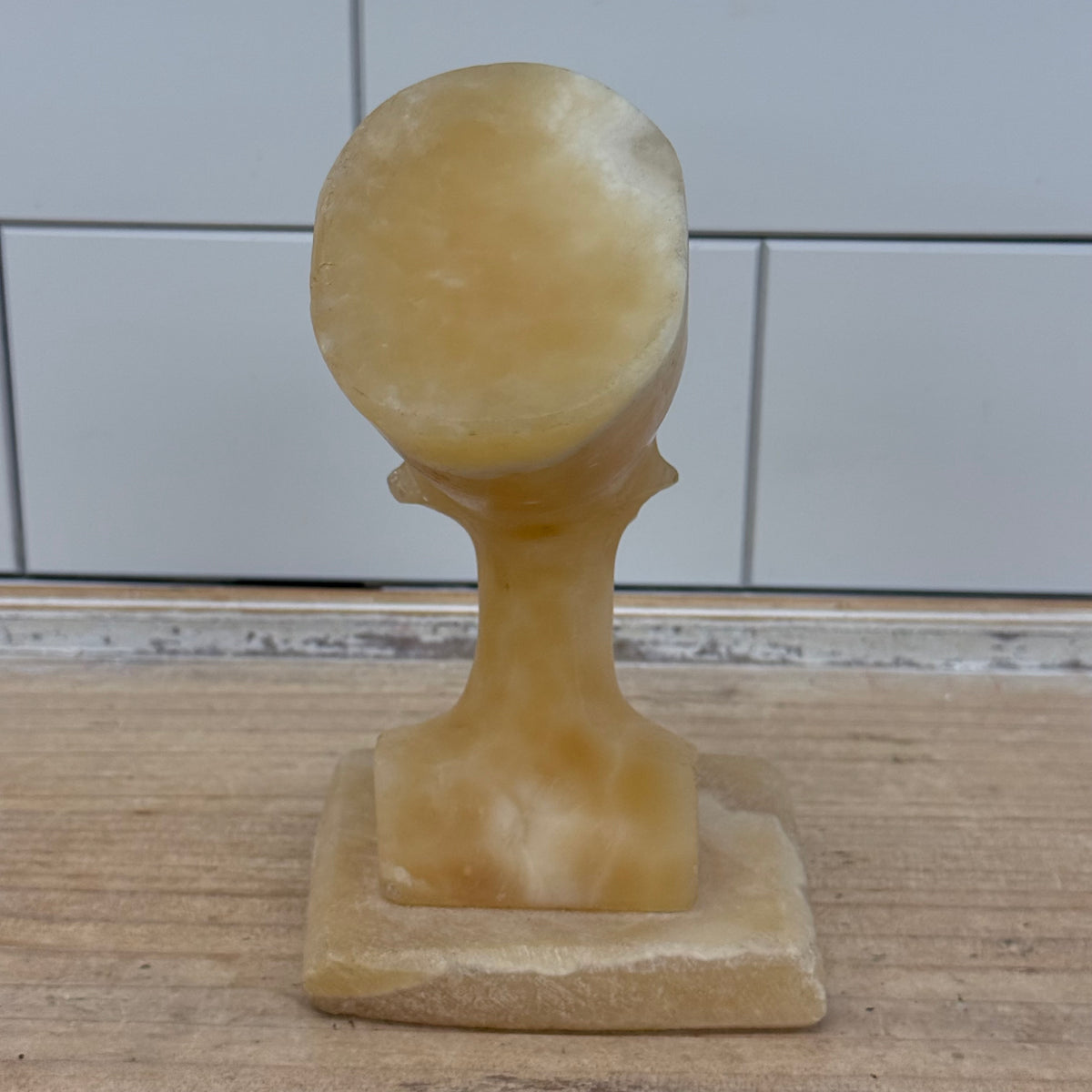 Egyptian Alabaster Nefertiti Bust Sculpture Egypt