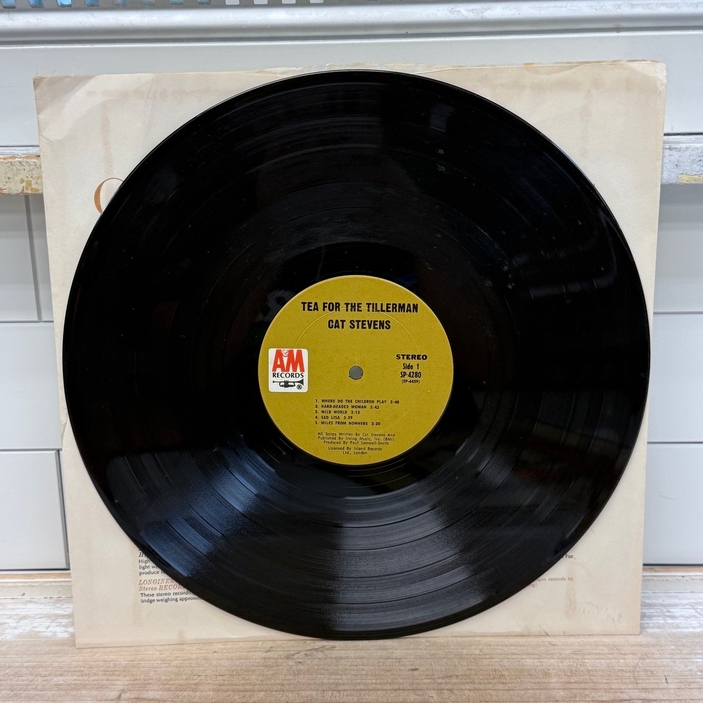 Cat Stevens Tea for the Tillerman Vinyl Record, 1970