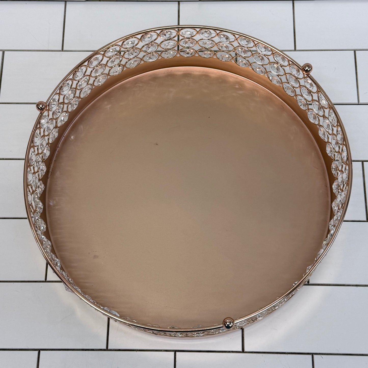 Rose Gold Cake Stand Metal Dessert Display