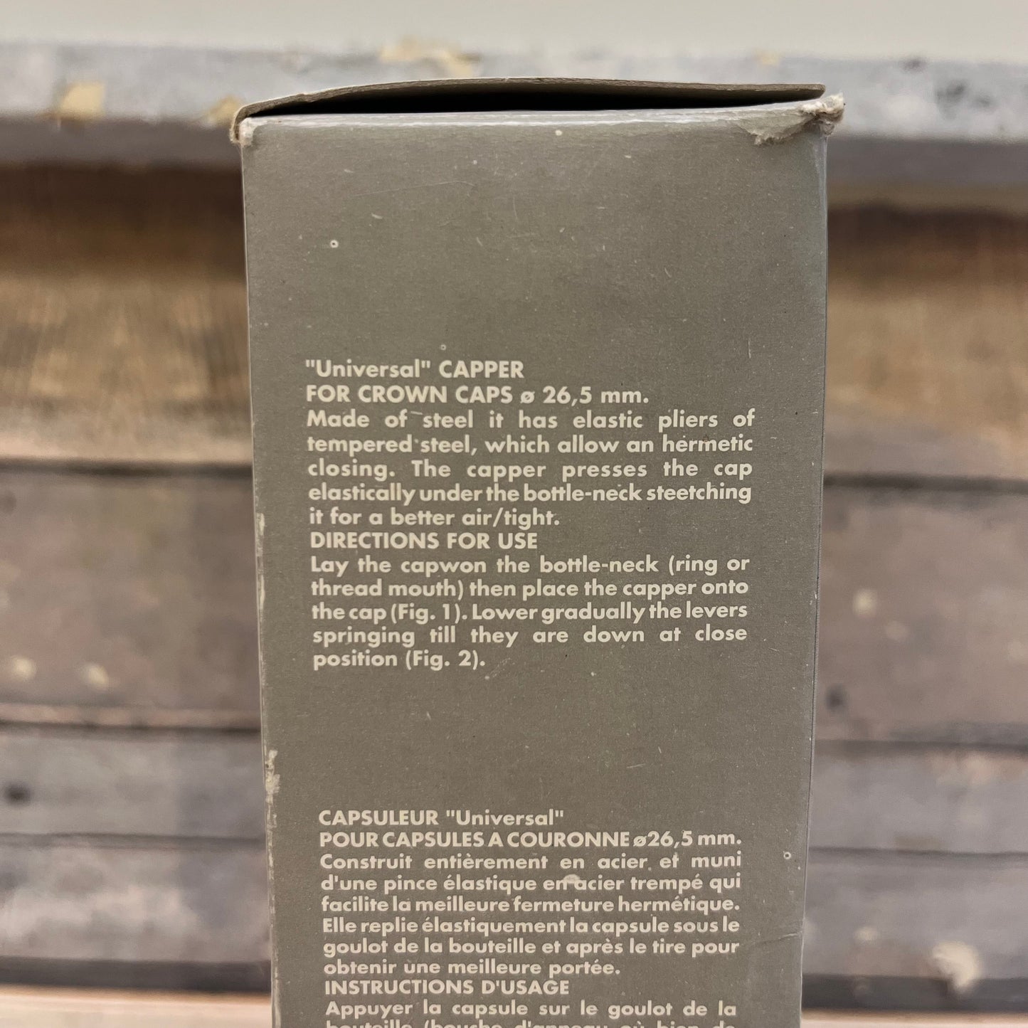 La Tappatrice Universal Bottle Capper