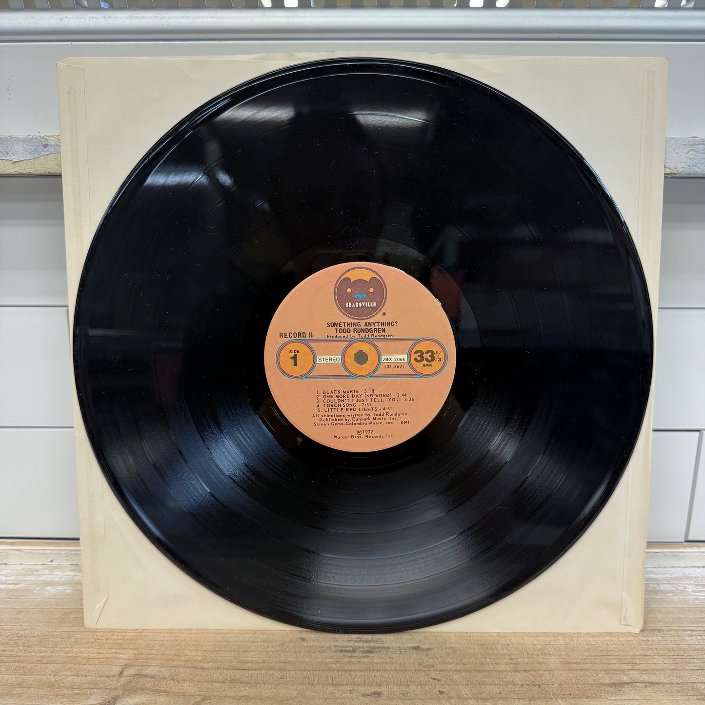Todd Rundgren Something/Anything? Vinyl Record LP 1972 #2BX 2066