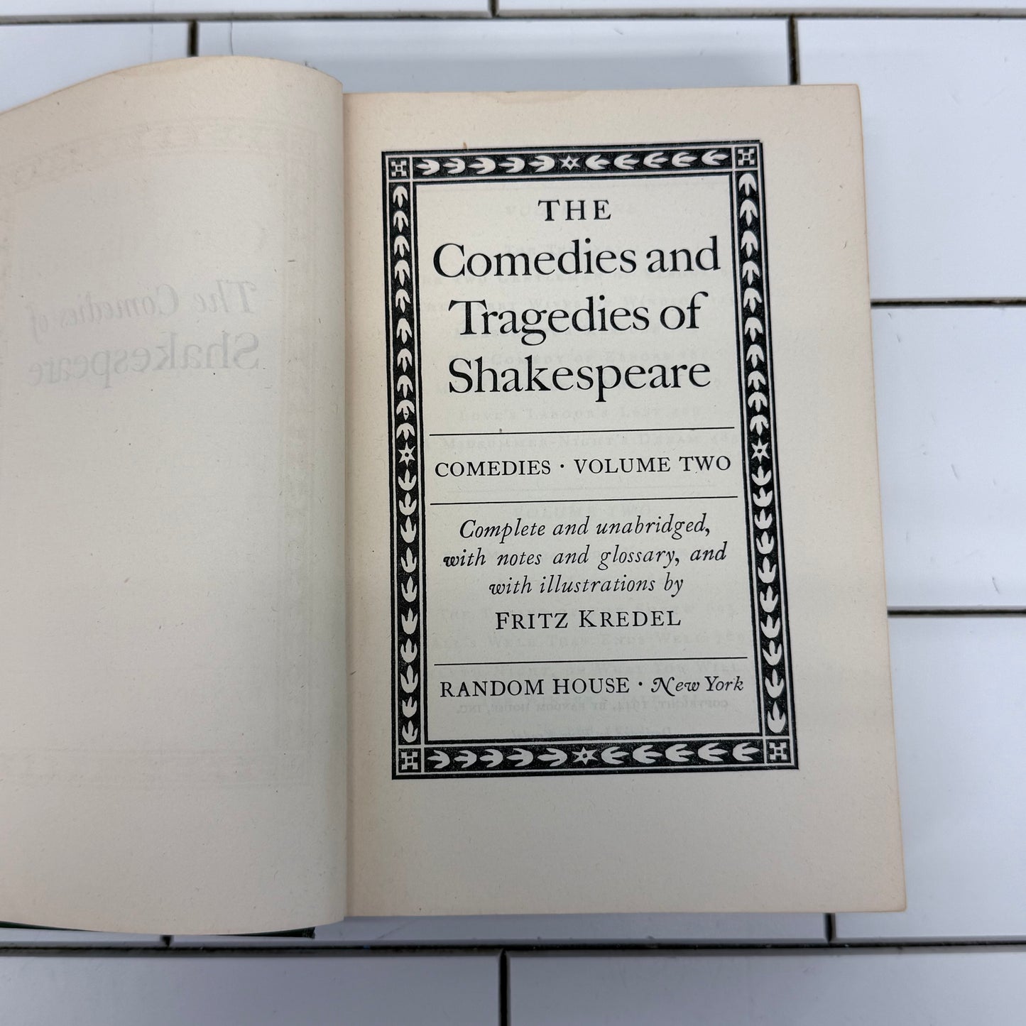 1944 Shakespeare Comedies Tragedies Illustrated Set