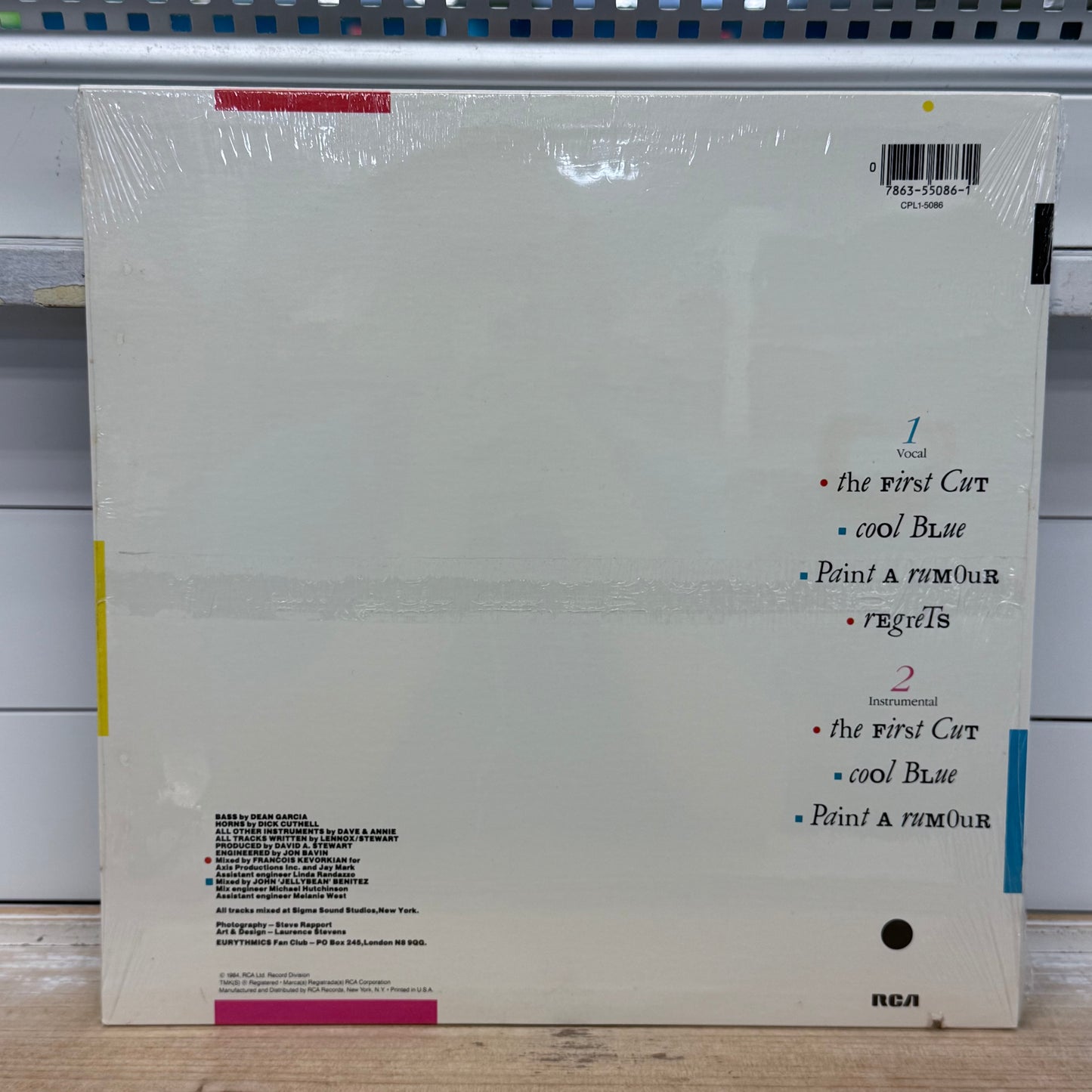 Eurythmics Touch Dance Vinyl Record LP Sealed 1984 #CPL1-5086