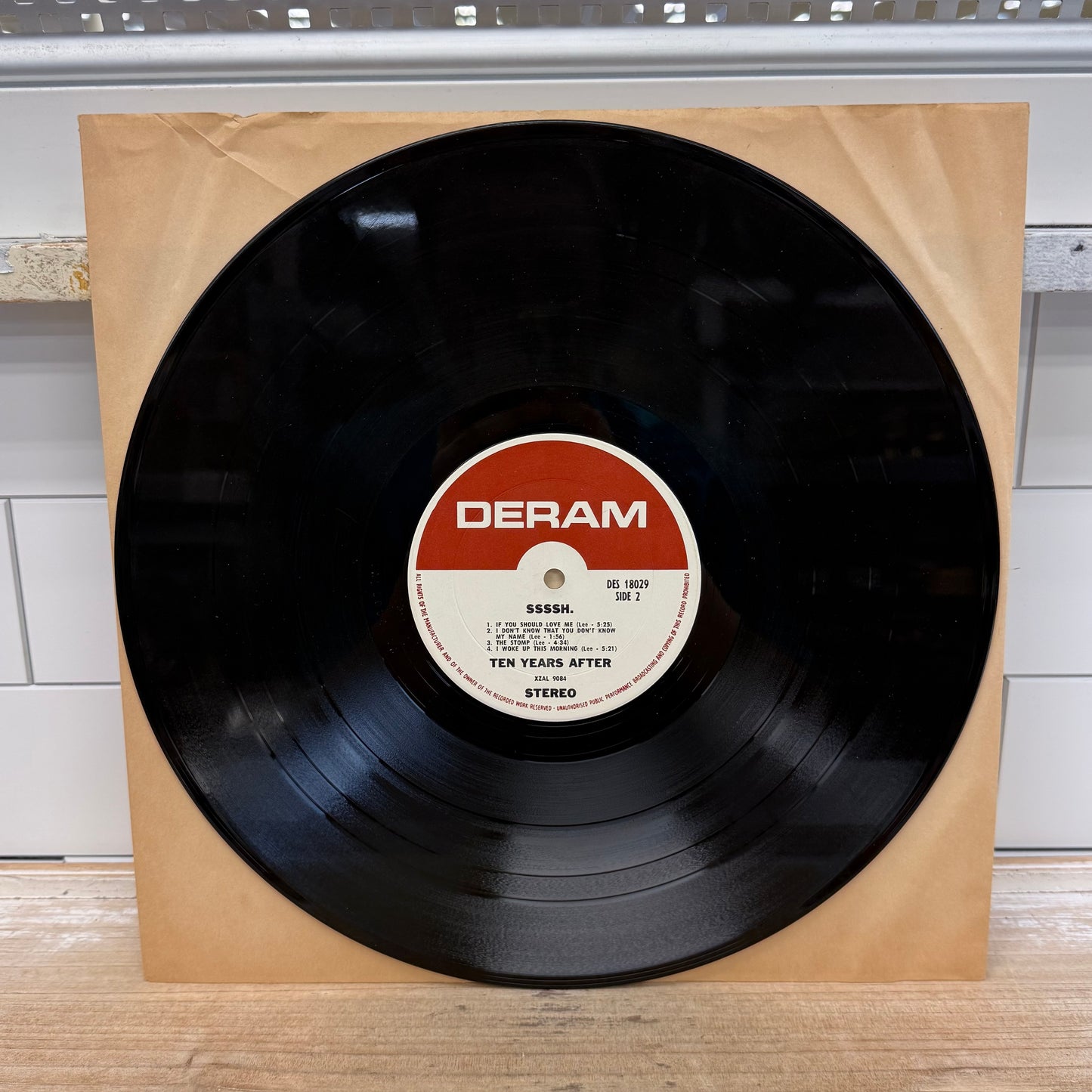 Ten Years After Ssssh Vinyl Record LP 1969
