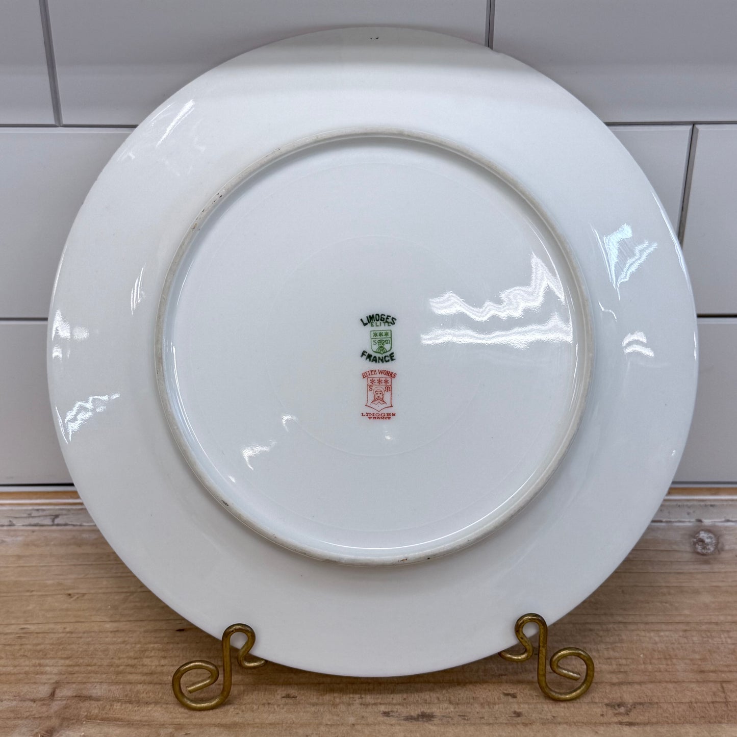 Bawo & Dotter Elite Works Limoges Bird Plate France 1900s