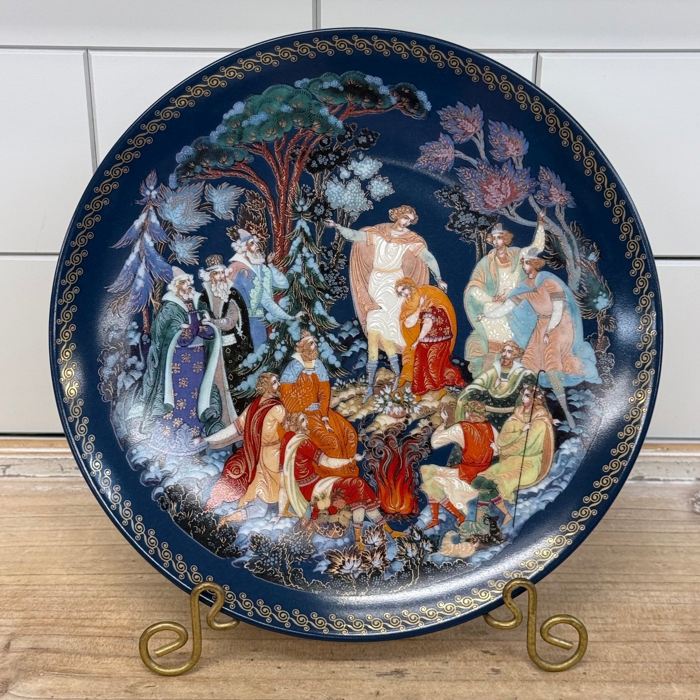 Bradford Exchange Gifts of the Season Plates Set of 4 COA 1993
