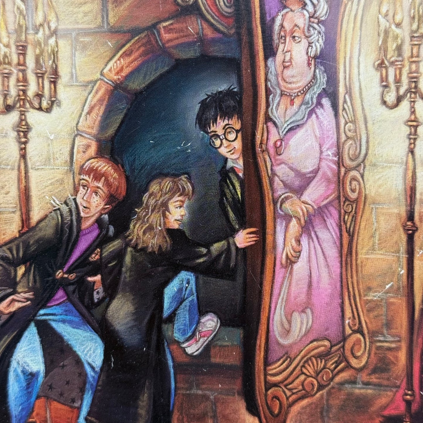 Harry Potter Pig Snout Fred Bode Framed Art Print 2000
