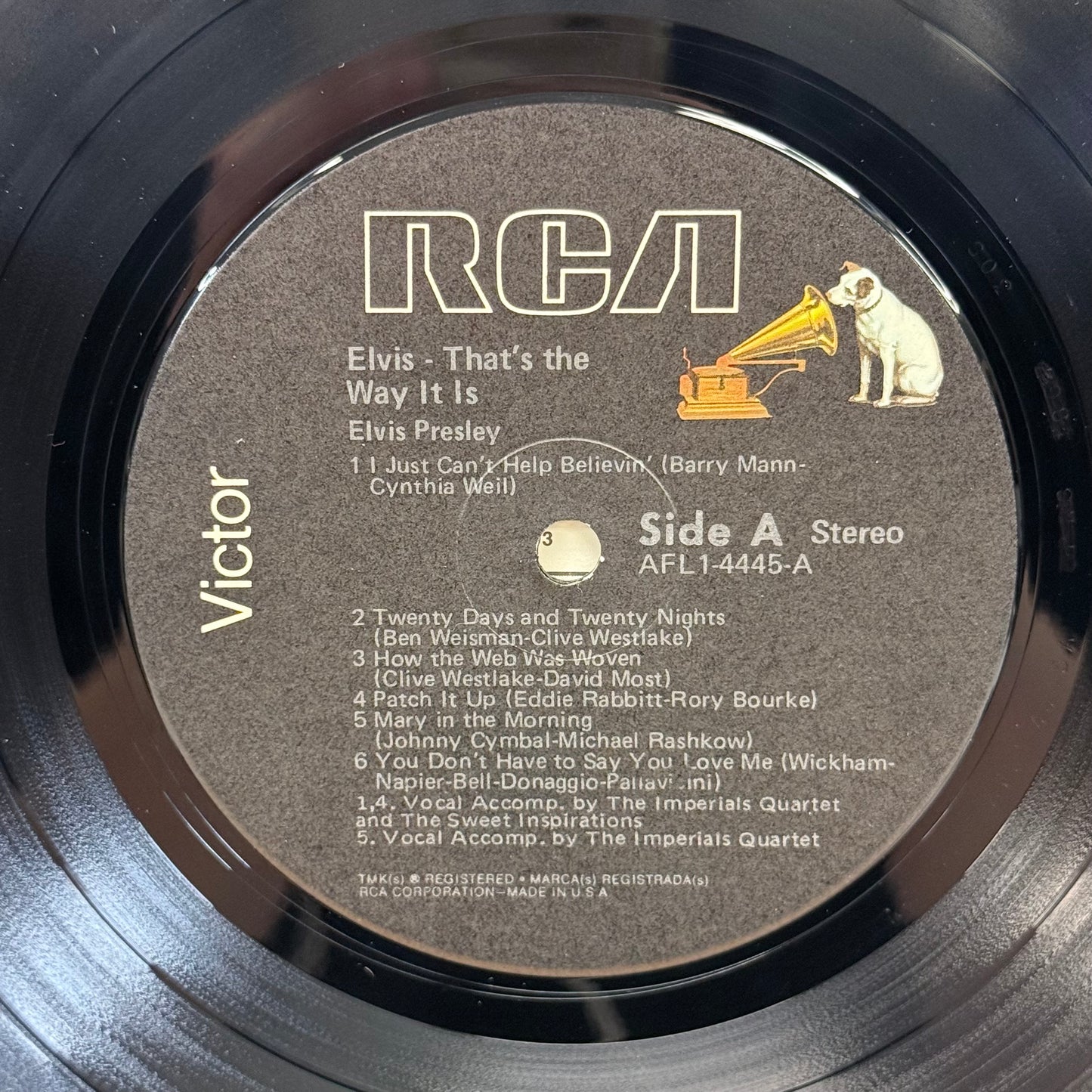 Elvis Presley That’s The Way It Is Vinyl Record LP 1970