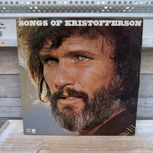 Kris Kristofferson Songs of Kristofferson Vinyl Record, 1977