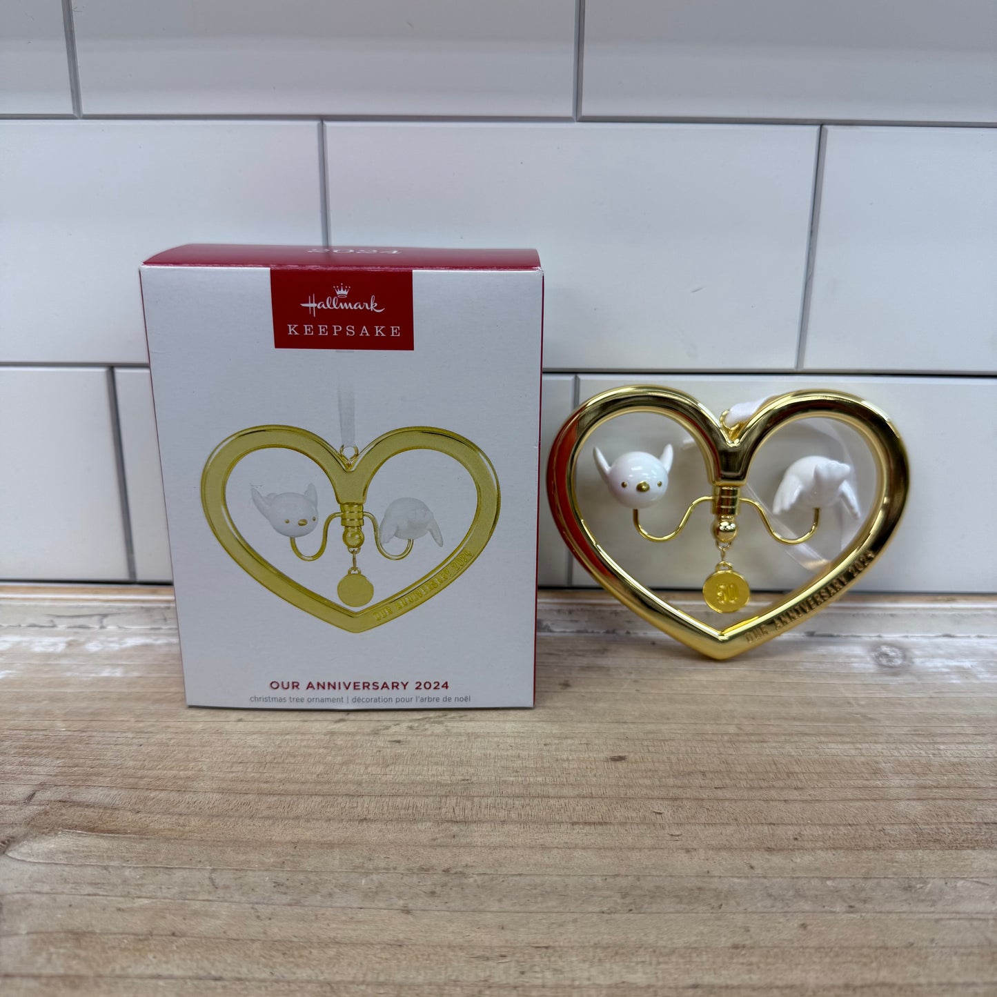 Hallmark Our Anniversary Ornament 2024, Metal
