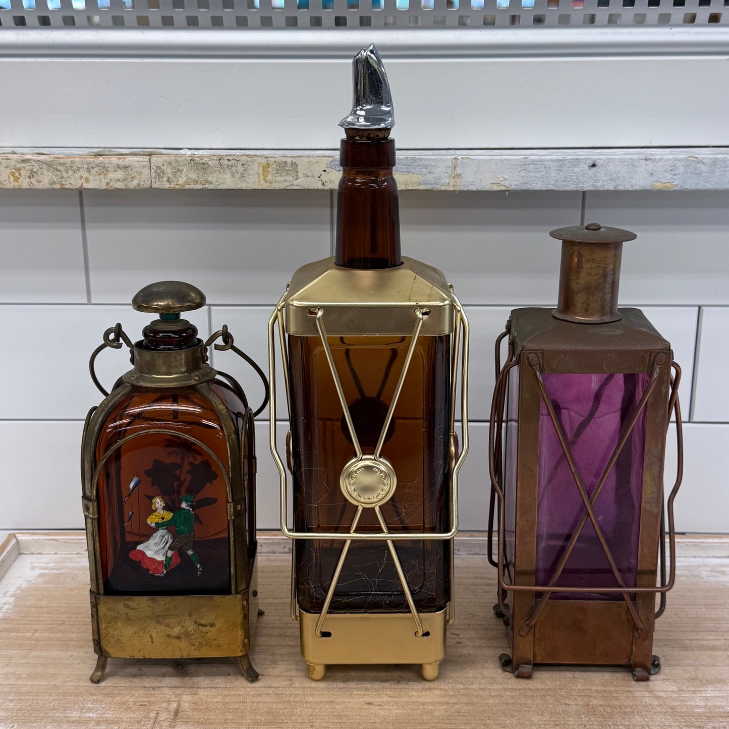 Vintage Musical Lantern Bottle Selection