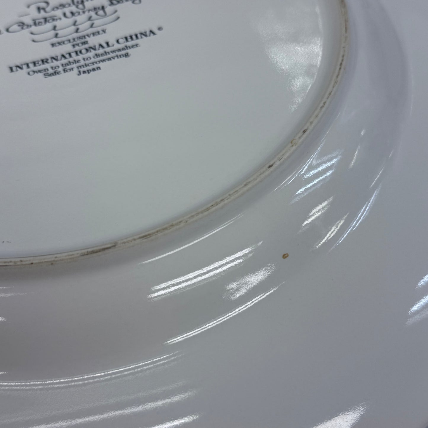 International China Rosalynn Carlton Varney Floral Platter 1980s