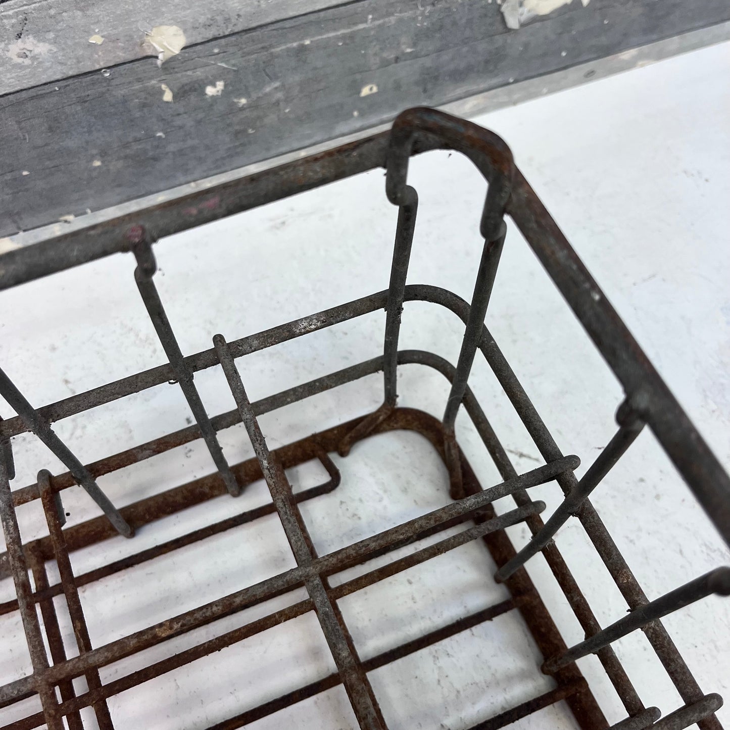 Putnam’s Dairy Galvanized Steel Dairy Crate