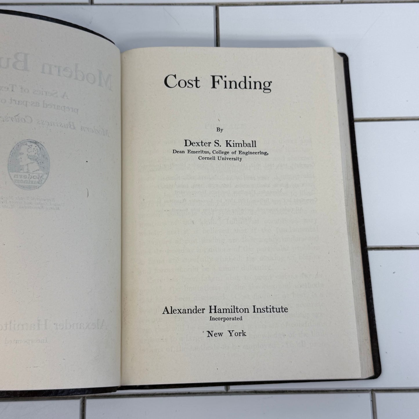 Modern Business Books Alexander Hamilton Institute Set 13 Vintage  1943-45