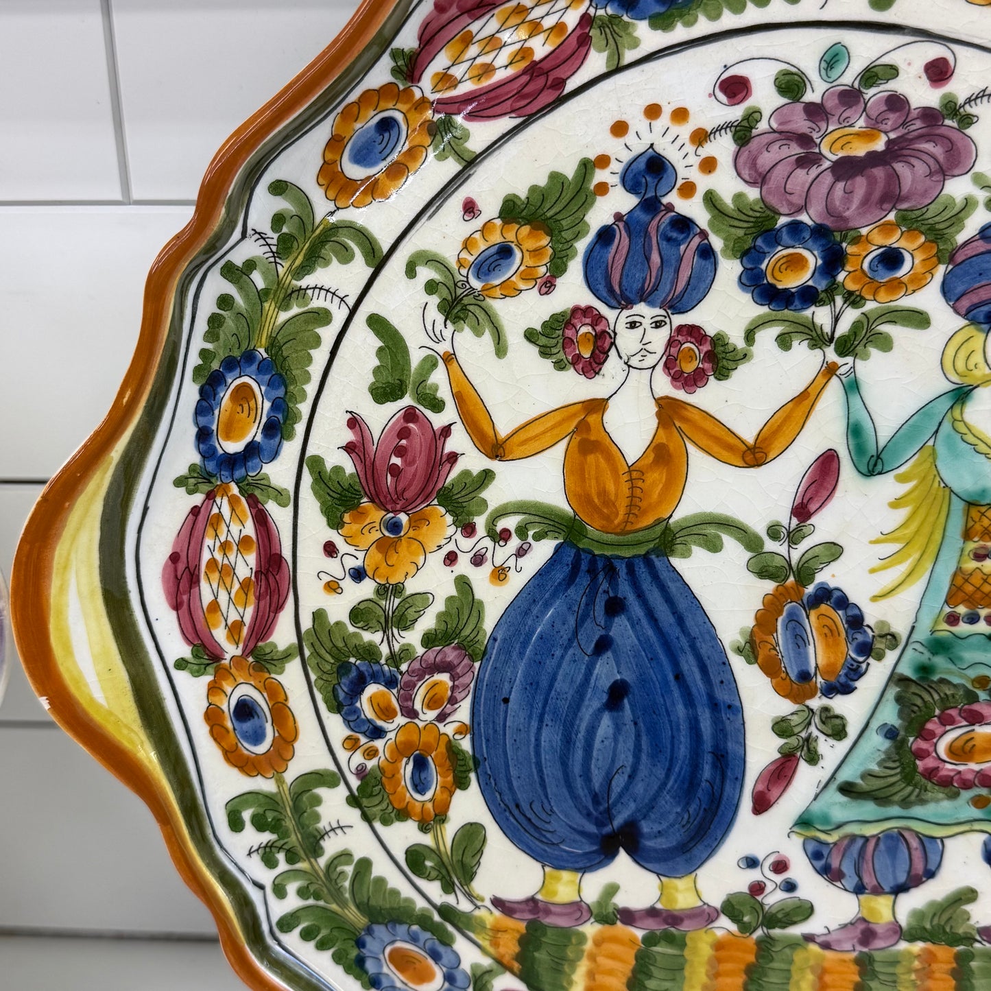 Skyros Greek Pottery Signed Hand Painted Tray Selection