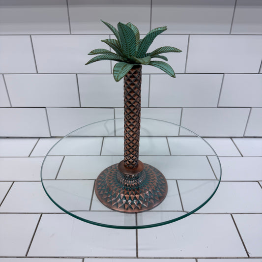 Palm Tree Serving Platter Tropical Coastal Decor