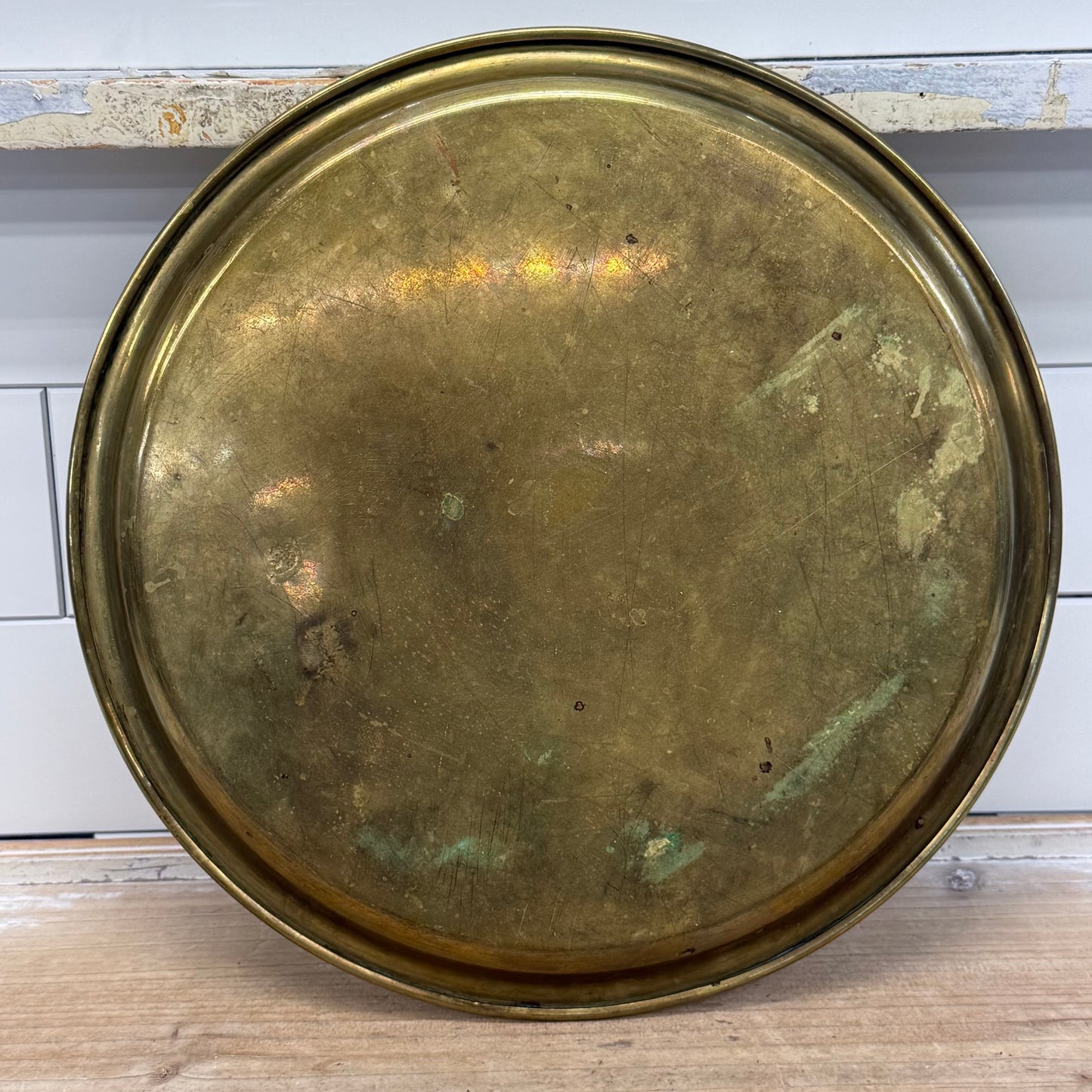 Vintage Brass Tray Smudge Pot & Claw Foot Bowl Lot of 3