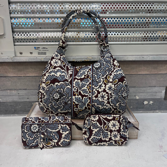 Vera Bradley Slate Blooms Hobo Shoulder Bag & Accessories