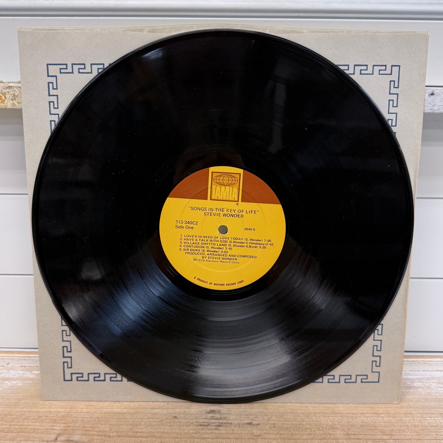 Stevie Wonder Songs in the Key of Life Double Vinyl LP 1976 #T13-340C2