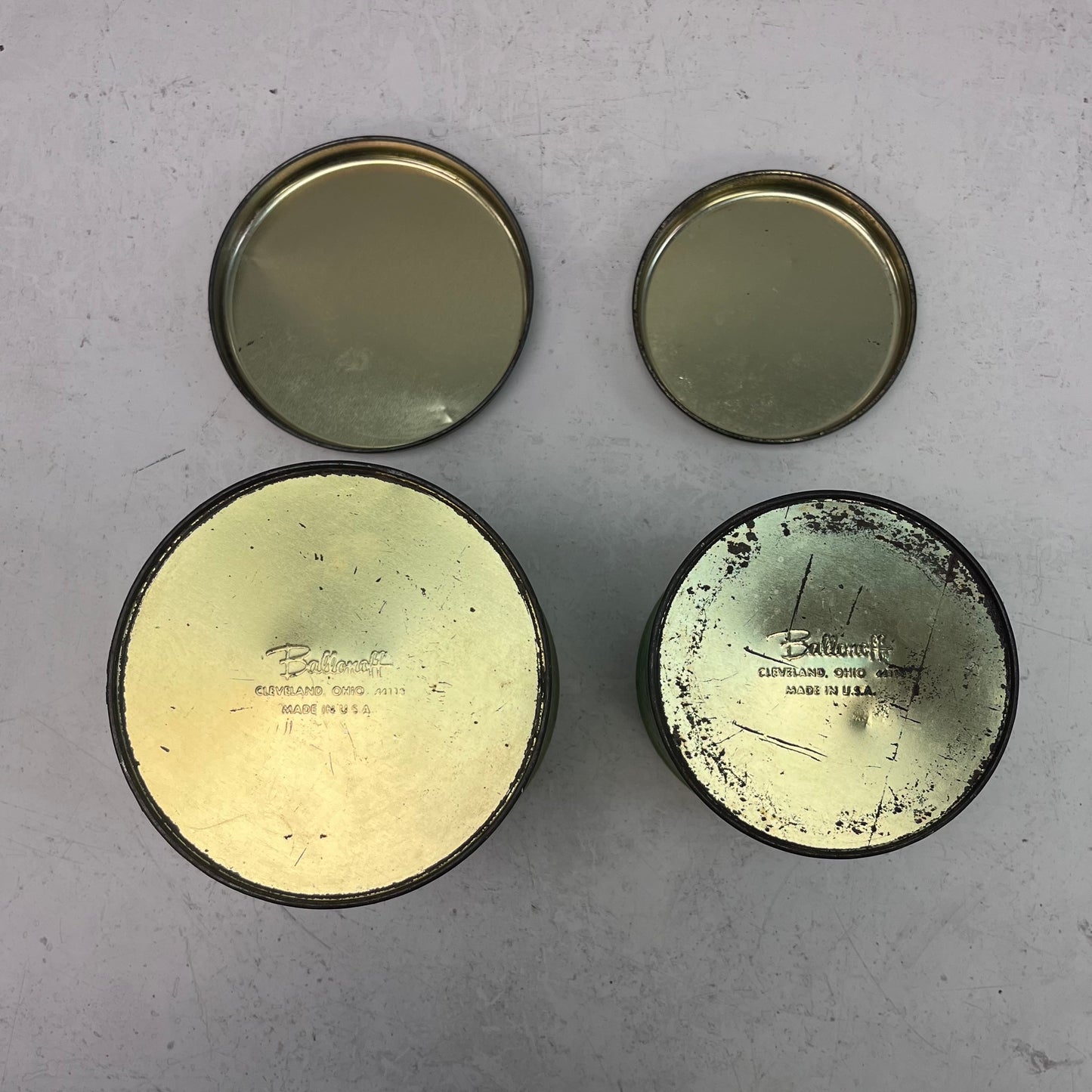Ballonoff Metal Kitchen Canister Set of 4, 1977