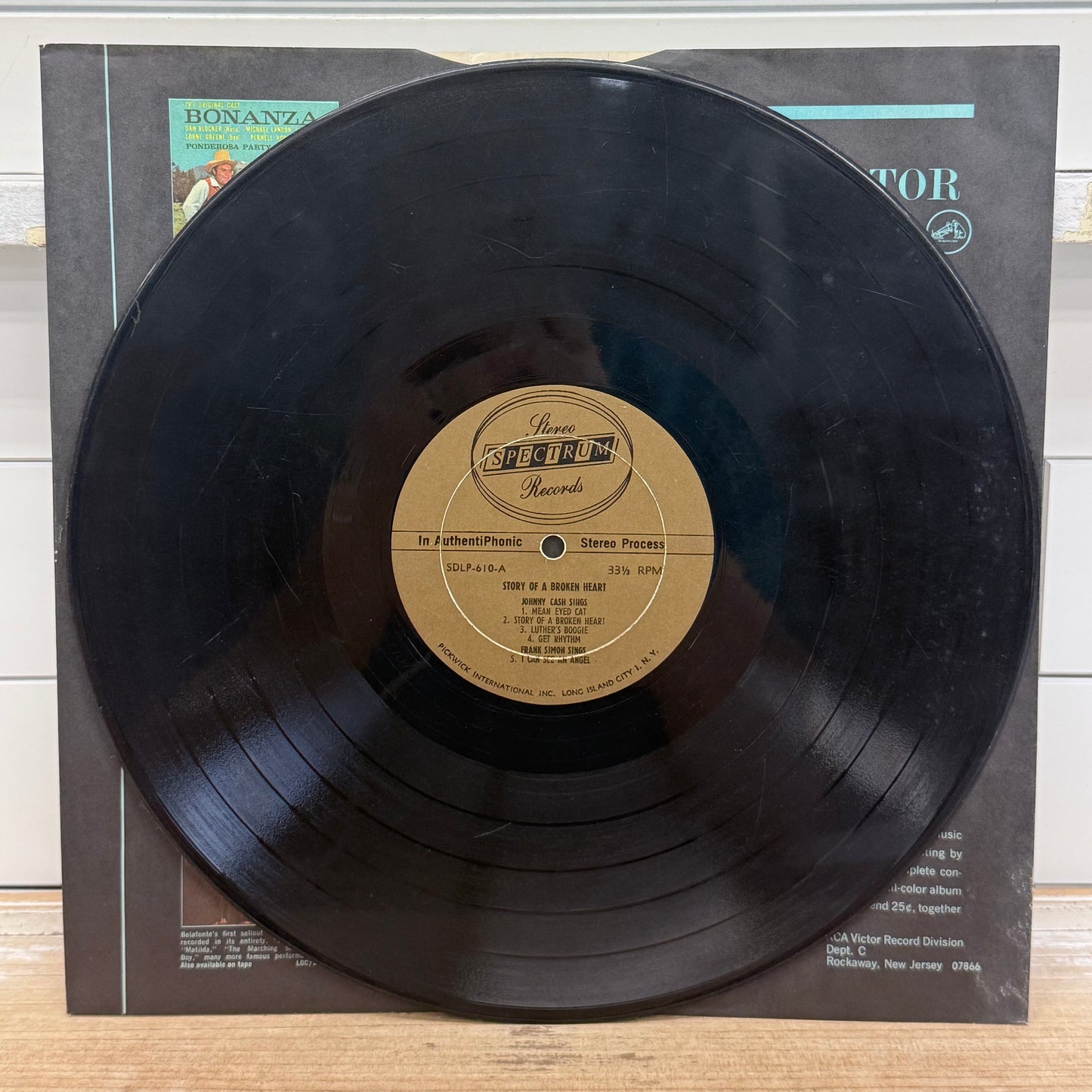 Johnny Cash Story of a Broken Heart Vinyl Record LP 1962 #SDLP-610
