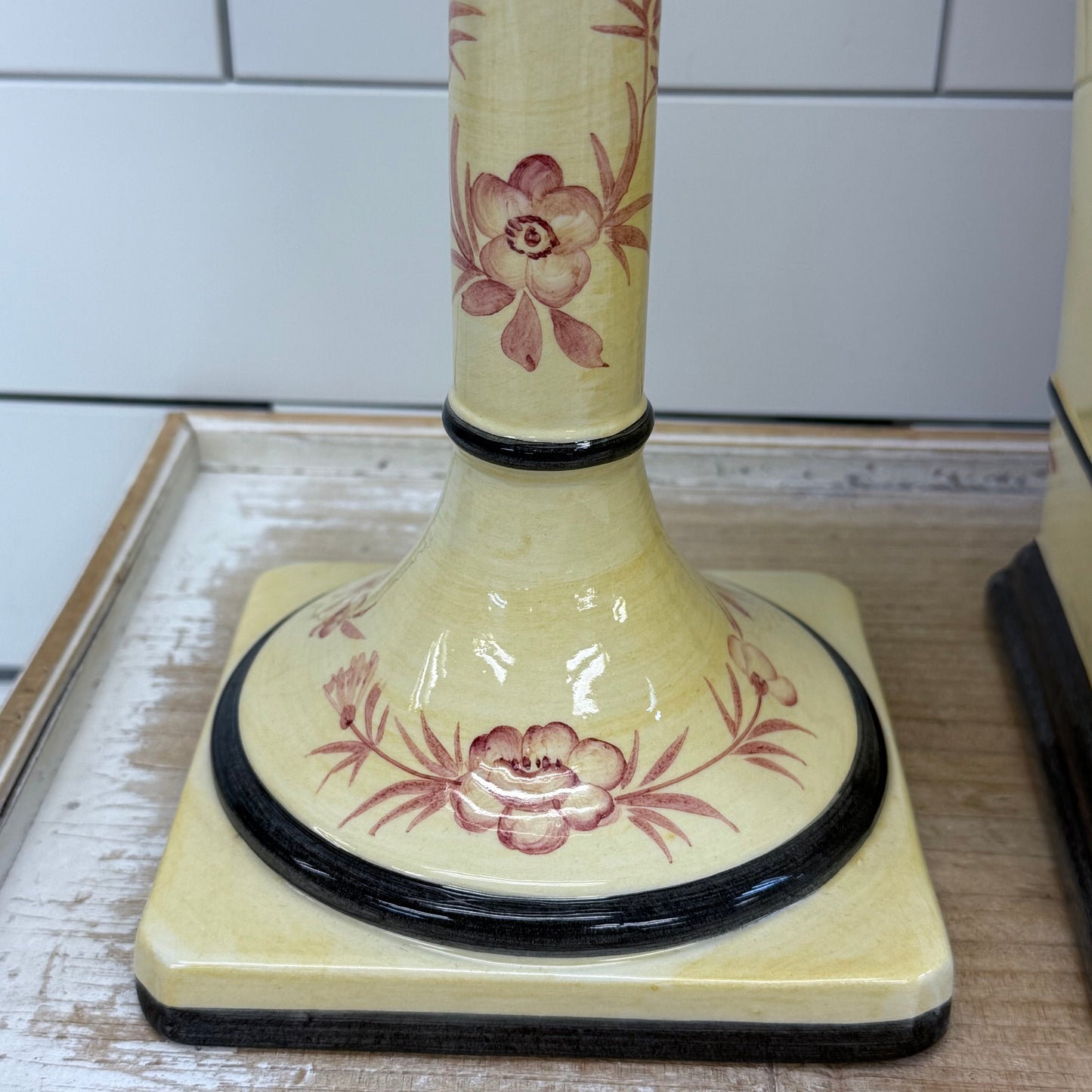 The Mane Lion Ceramics Candle Holder & Cache Pot Set