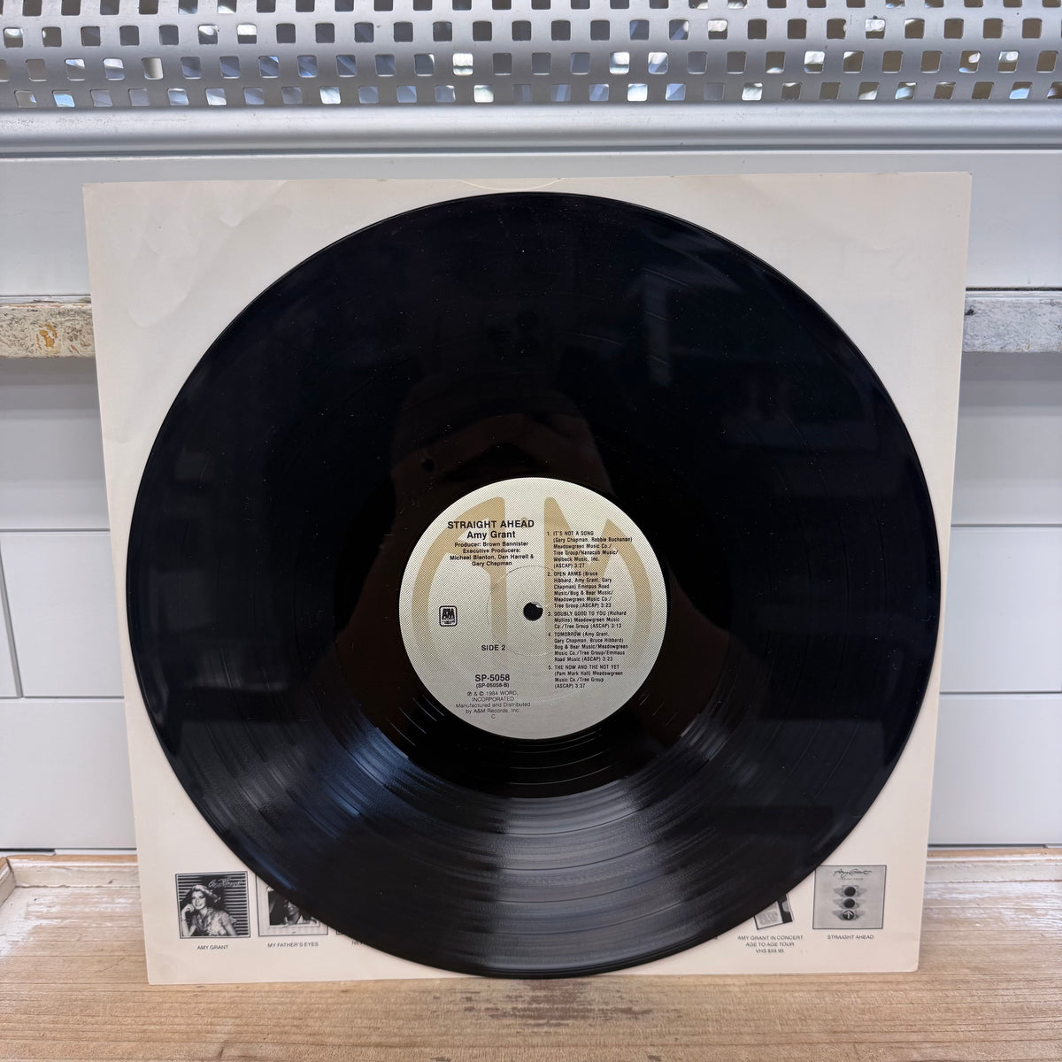Amy Grant Straight Ahead Vinyl LP 1984 -- SP-5058