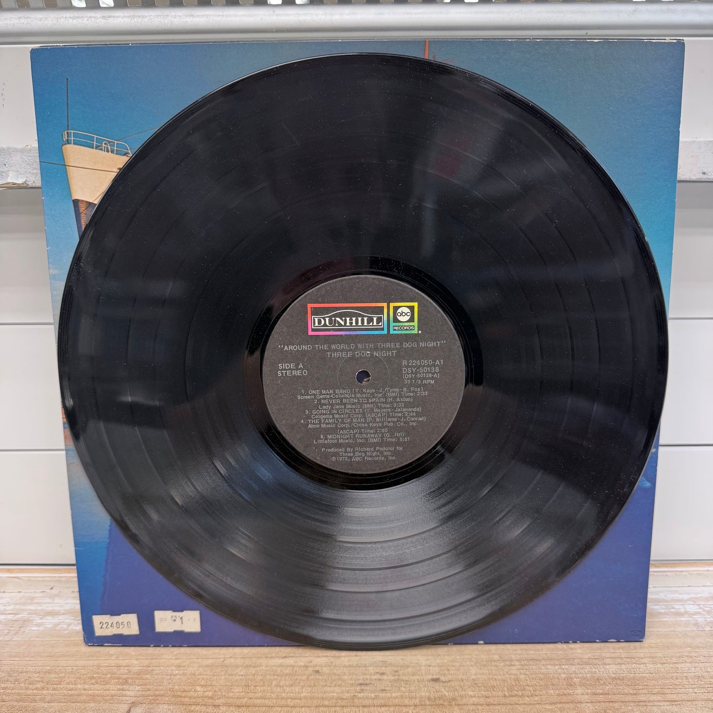 Three Dog Night Around the World Double Vinyl LP 1973