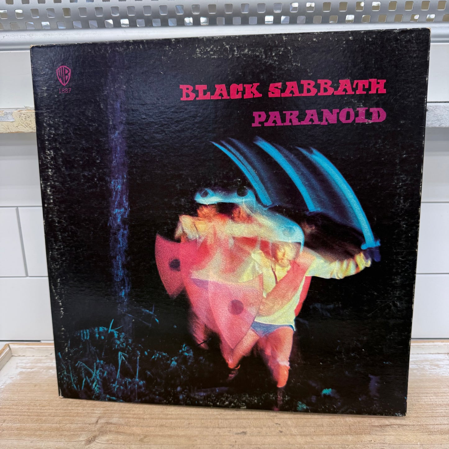 Black Sabbath Paranoid Rare Vinyl Record LP 1970 #WS 1887