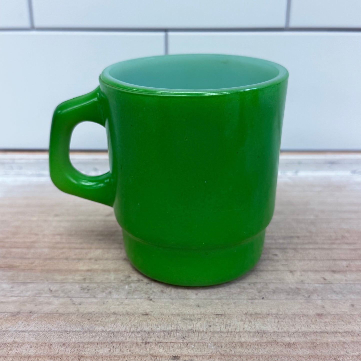 Fire King Mugs, Stackable Glass Set of 4