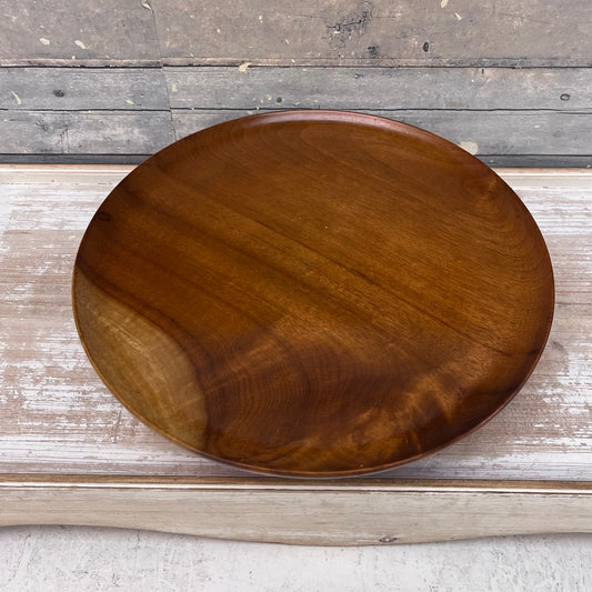 Ralph A. Bailey & Co. Myrtlewood Pedestal Dish, 1960s